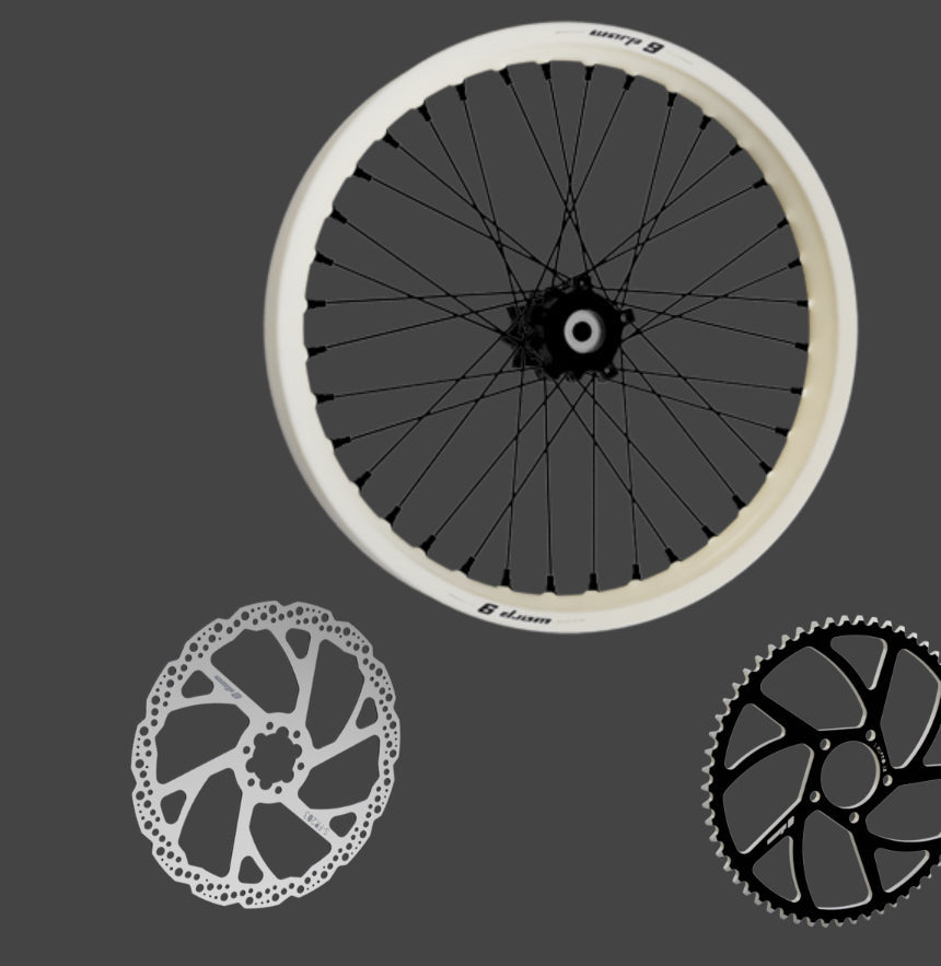 Warp 9 Complete 19/19in Upgraded wheel Set for Surron light bee, E-ride Pro, 79 bike (OEM Size)