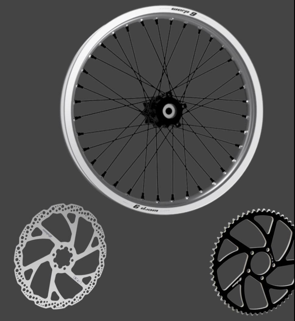 Warp 9 Complete 16/19in Upgraded wheel Set for Surron light bee, E-ride Pro, 79 bike