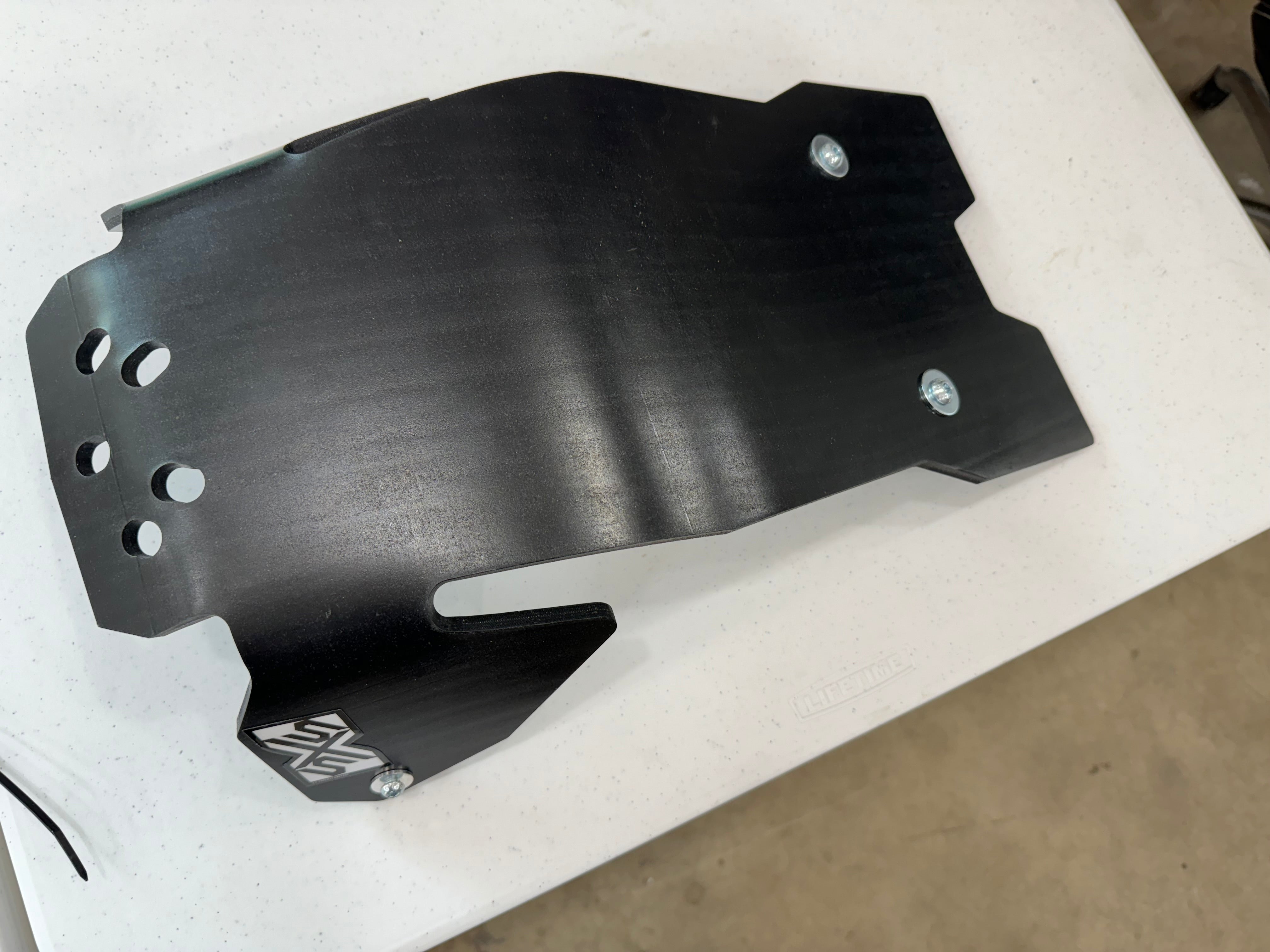 SxSlide UHMW Full Coverage Skidplate for E-Moto Bikes