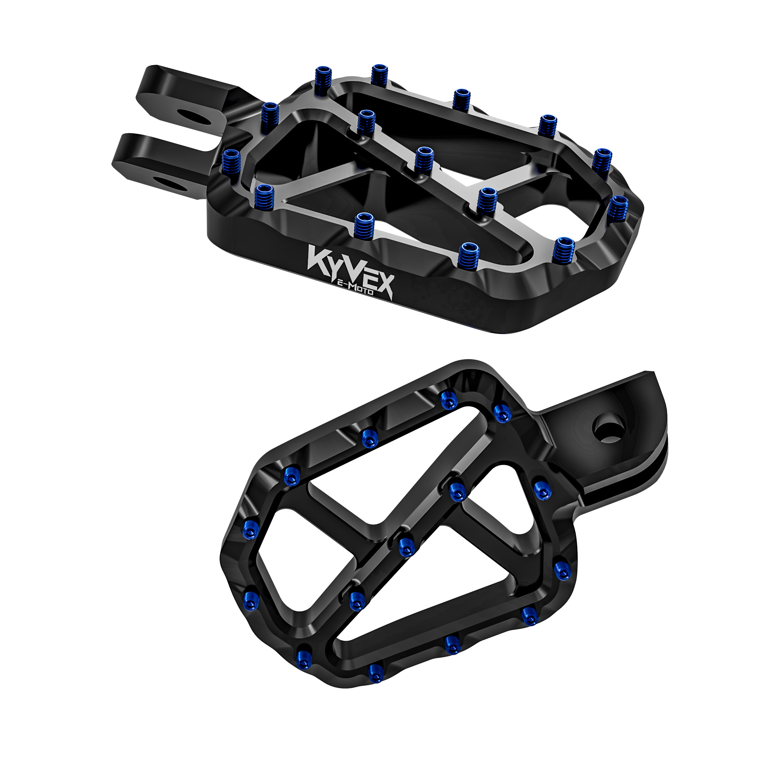 KyVex Billet Wide E-Moto Foot Pegs