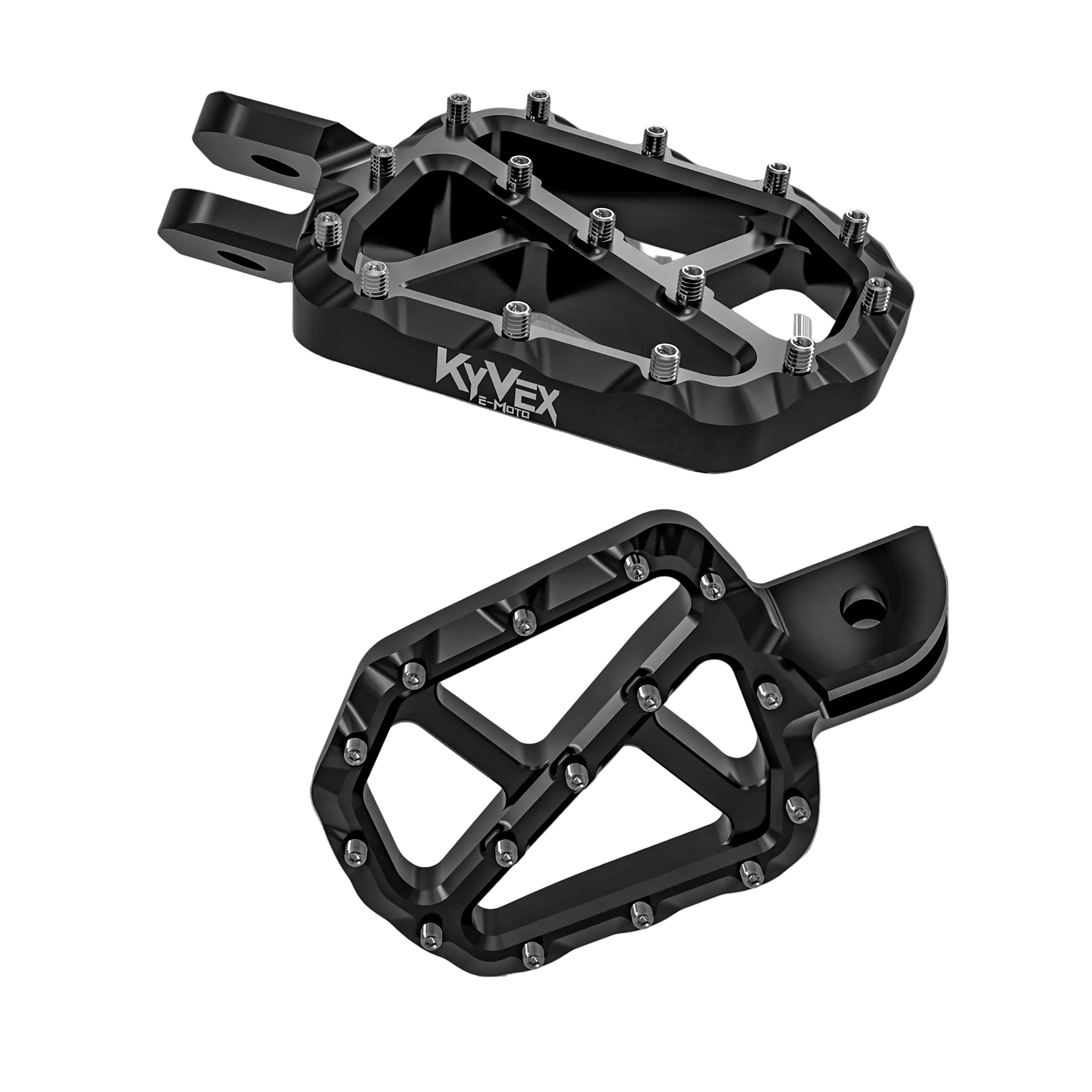 KyVex Billet Wide E-Moto Foot Pegs
