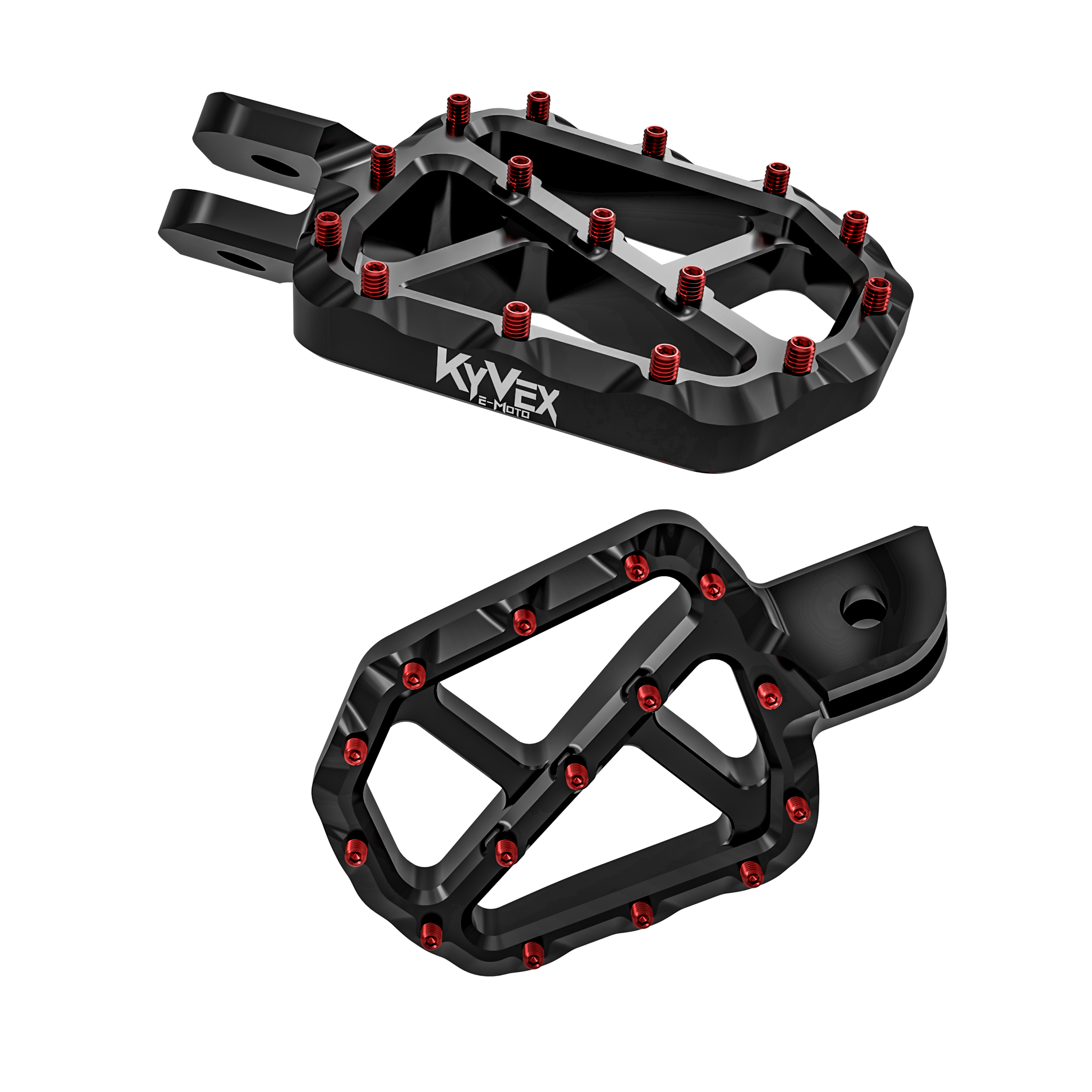 KyVex Billet Wide E-Moto Foot Pegs