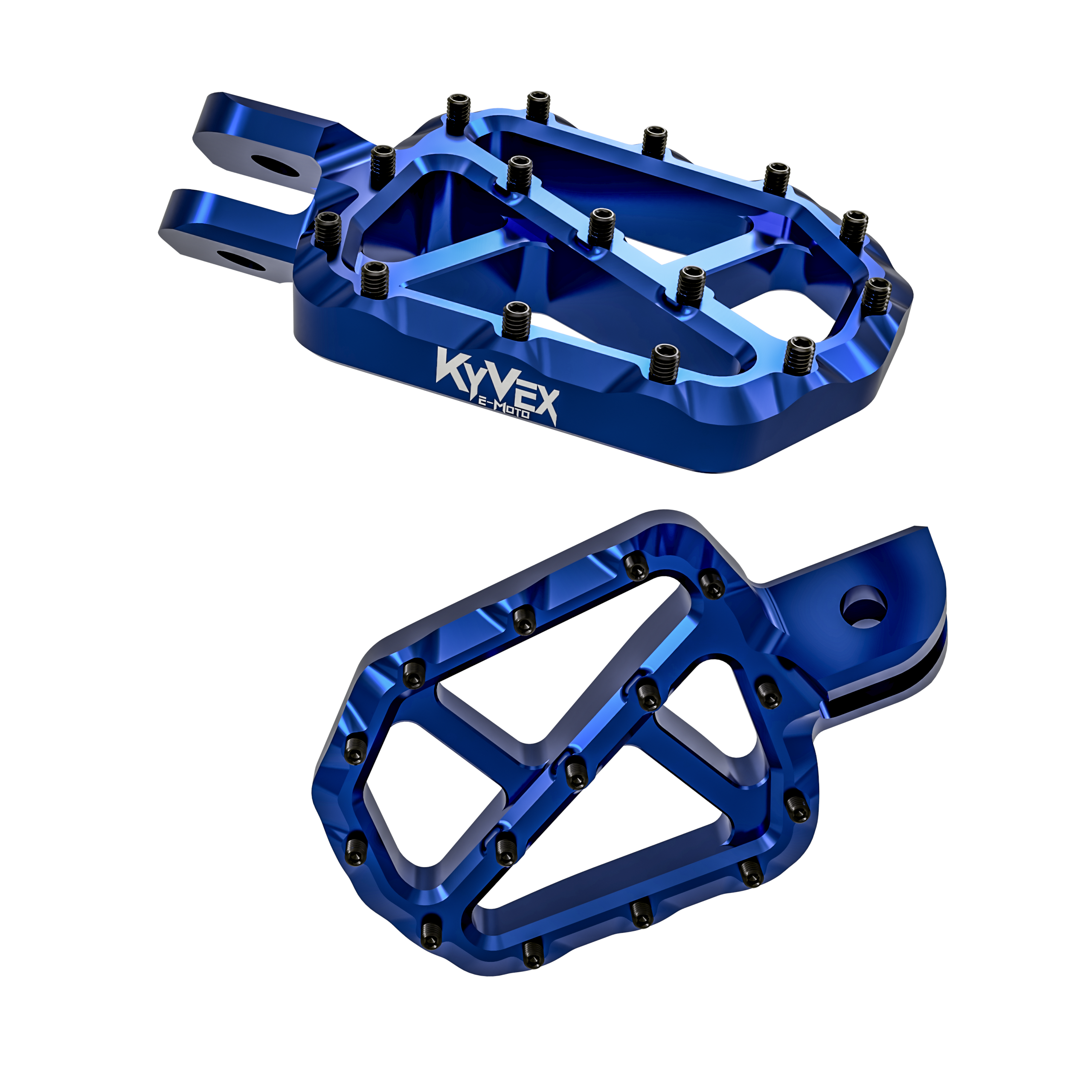 KyVex Billet Wide E-Moto Foot Pegs