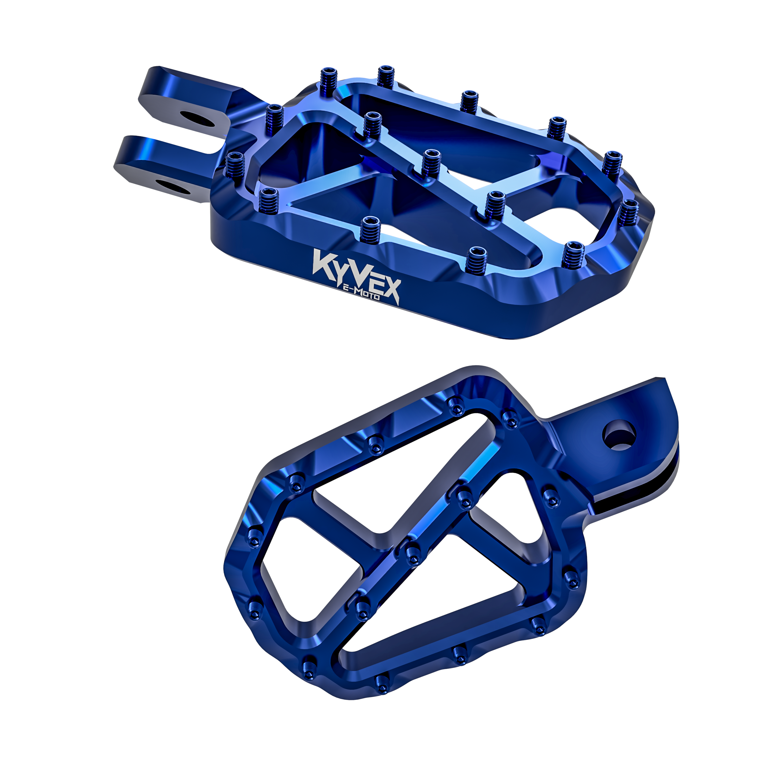 KyVex Billet Wide E-Moto Foot Pegs