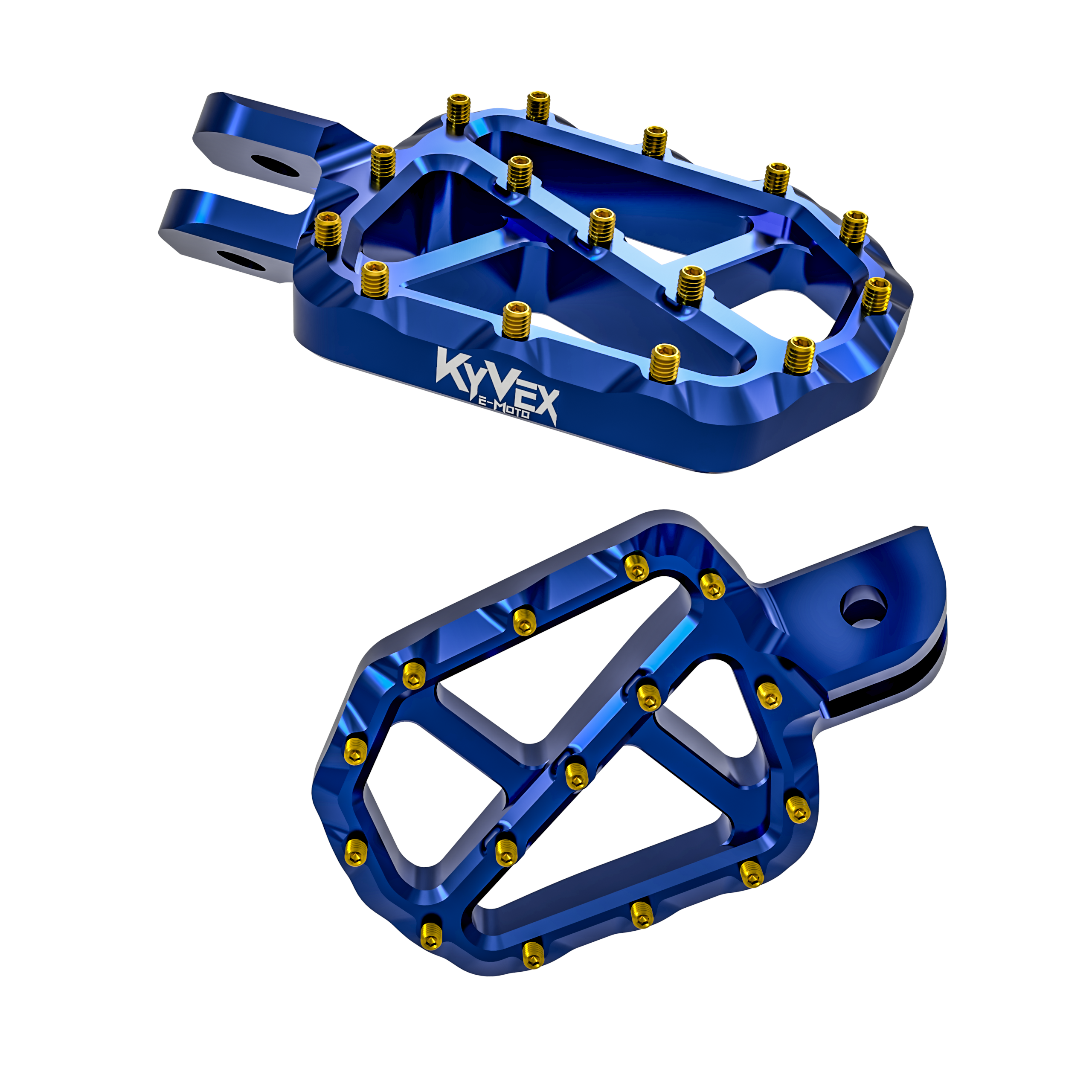 KyVex Billet Wide E-Moto Foot Pegs