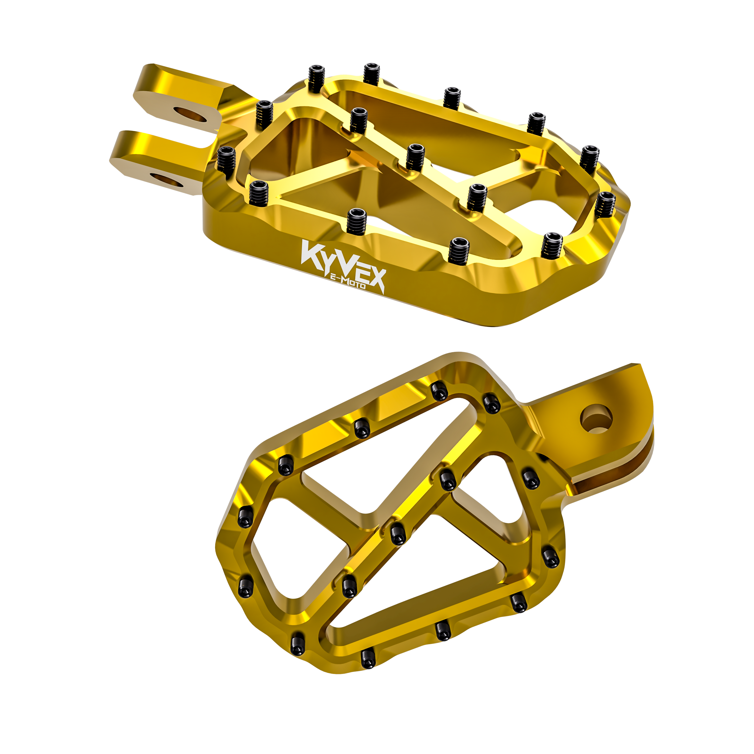 KyVex Billet Wide E-Moto Foot Pegs