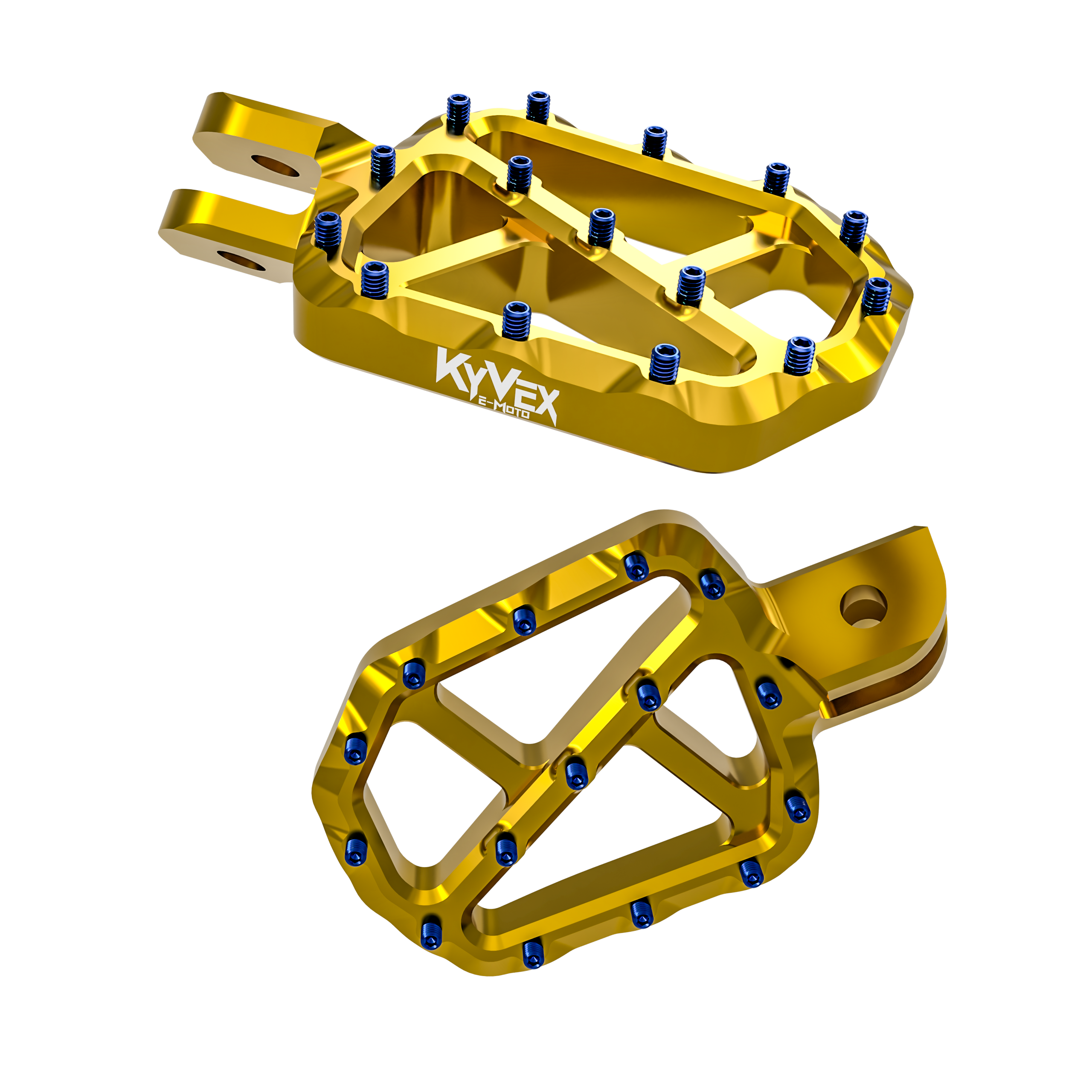KyVex Billet Wide E-Moto Foot Pegs