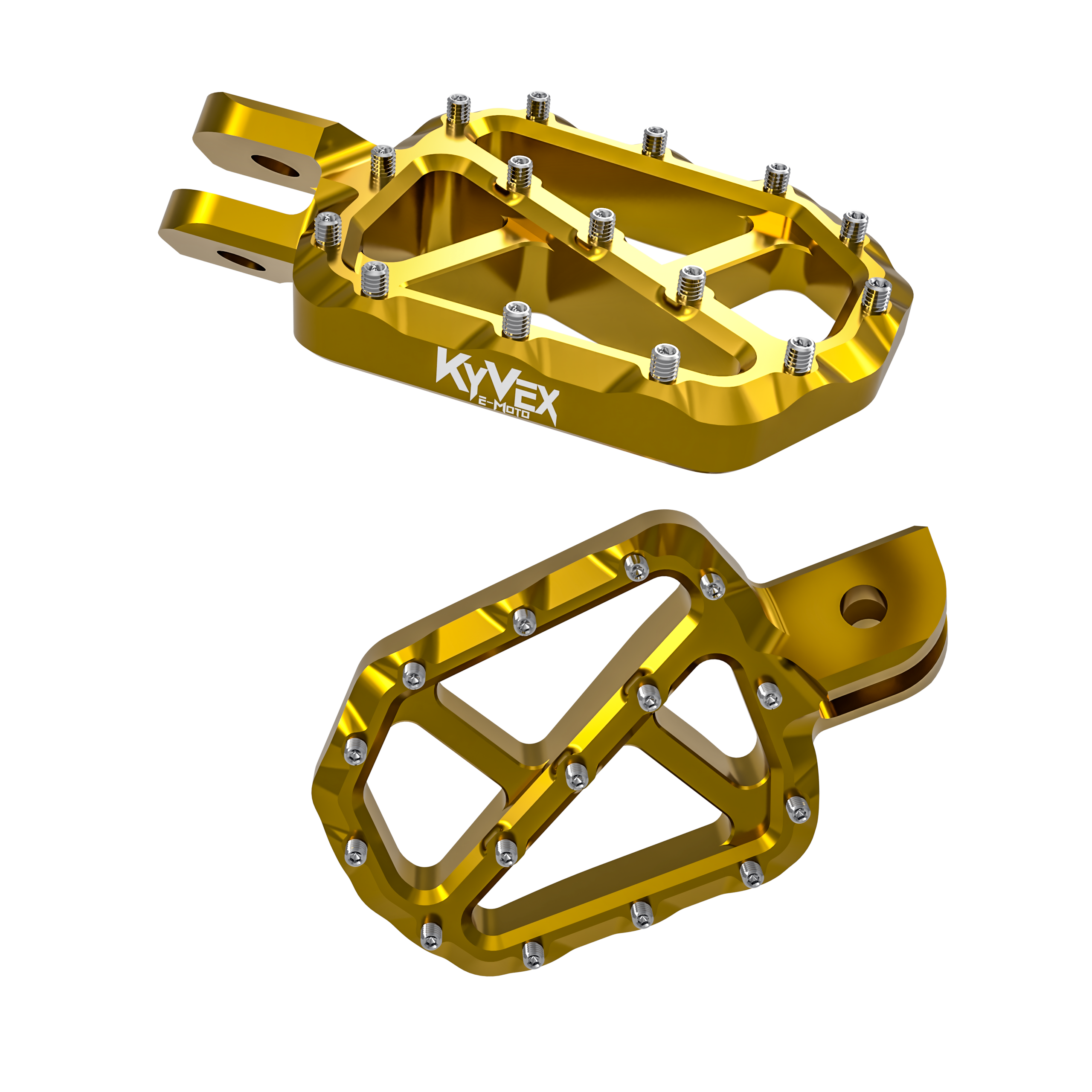 KyVex Billet Wide E-Moto Foot Pegs