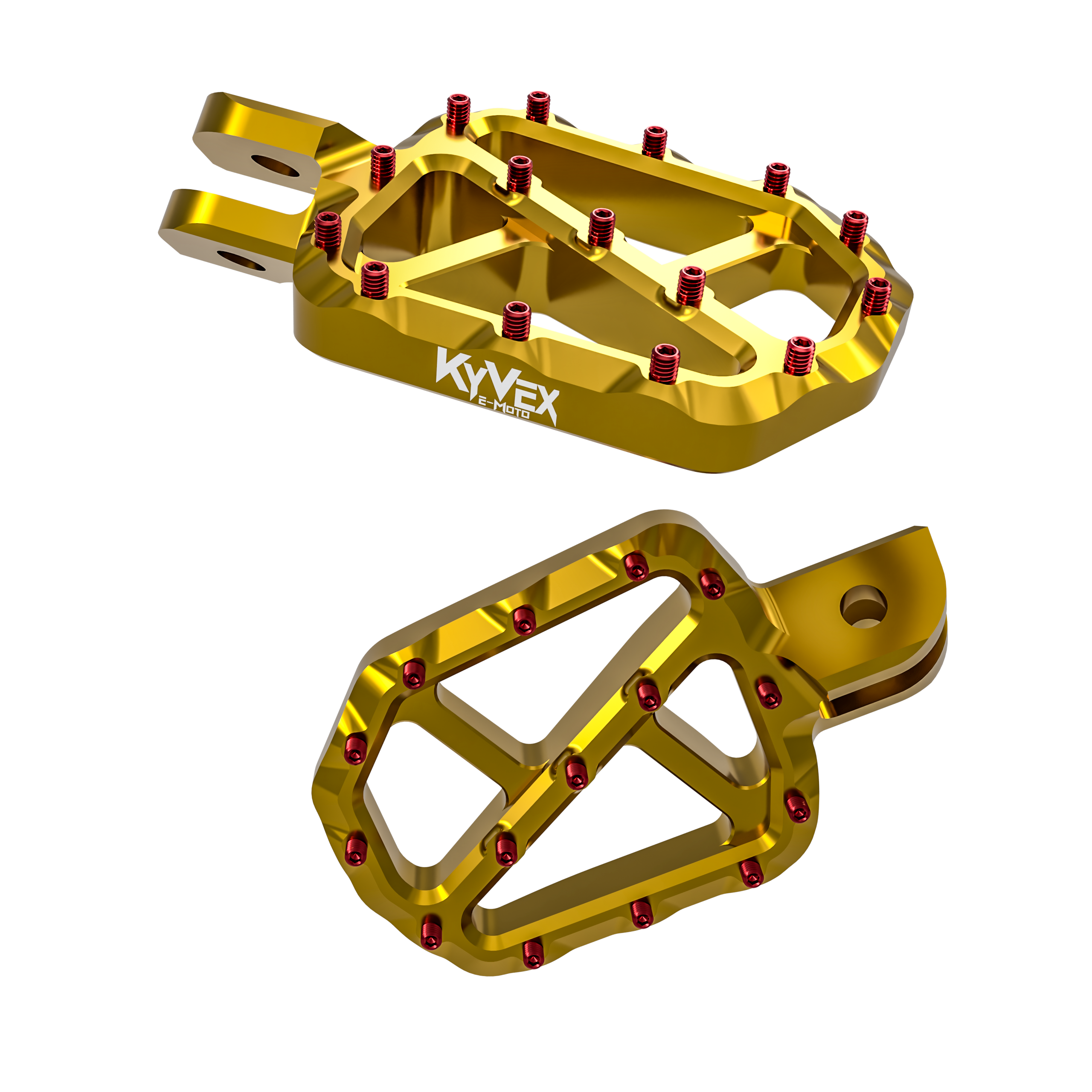 KyVex Billet Wide E-Moto Foot Pegs