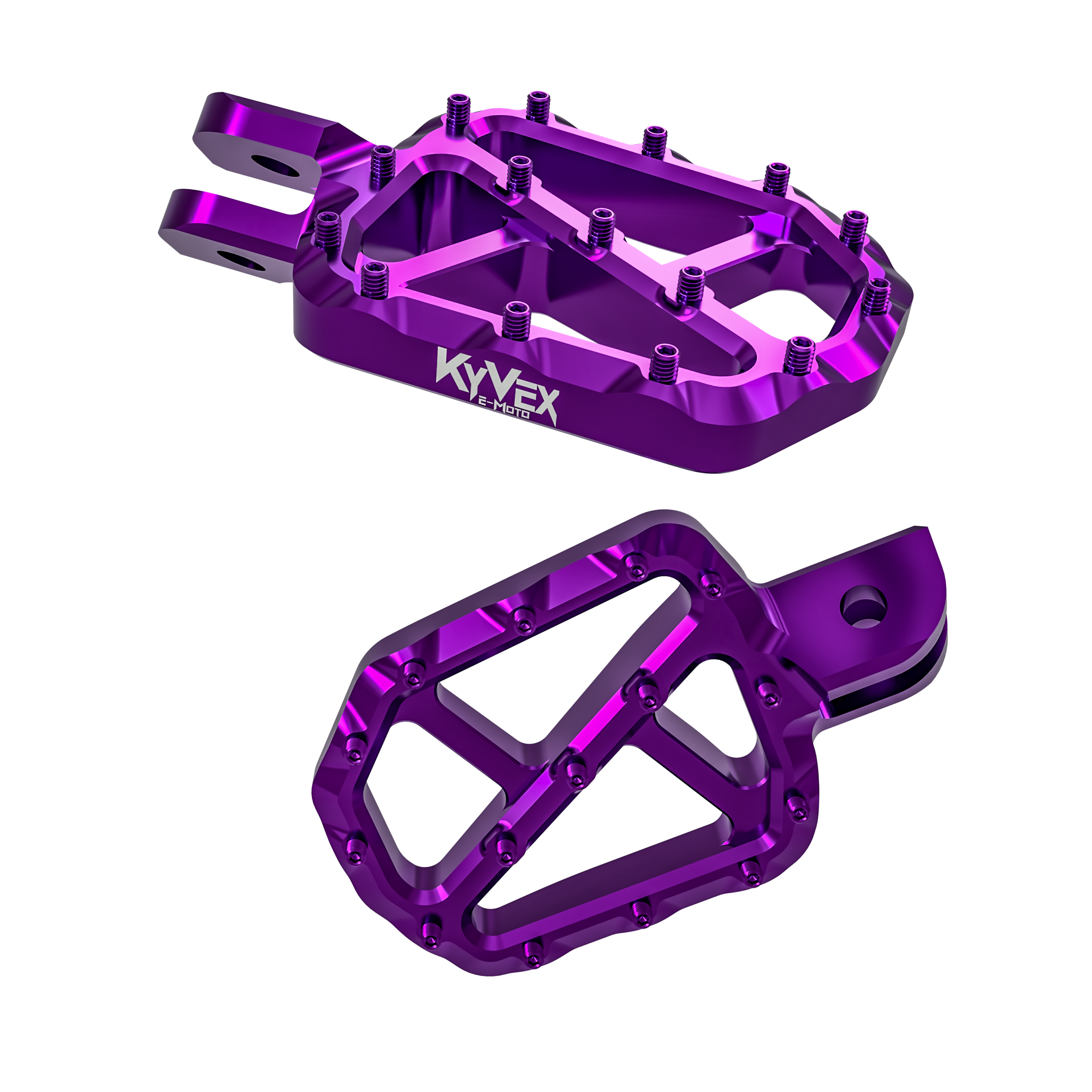 KyVex Billet Wide E-Moto Foot Pegs
