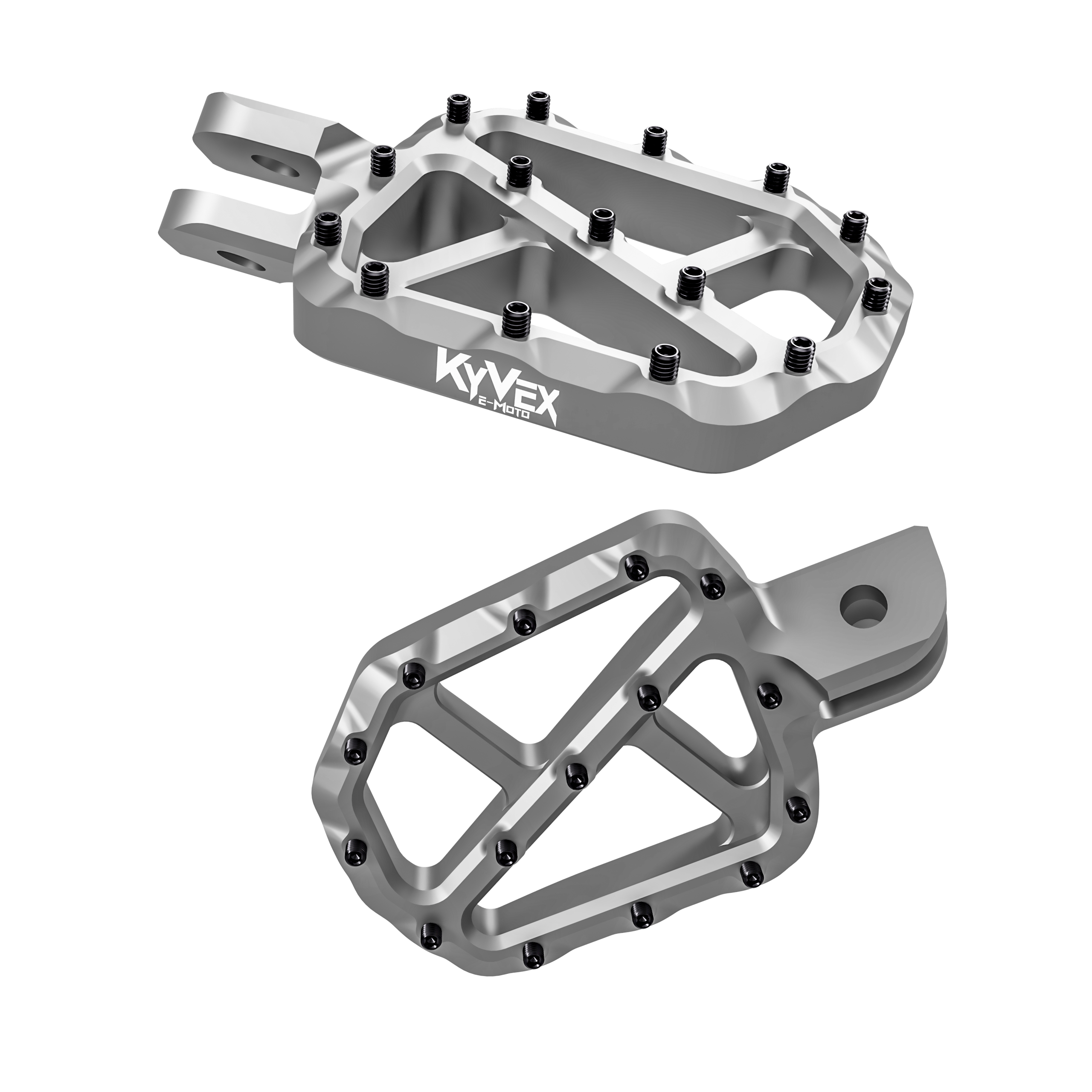 KyVex Billet Wide E-Moto Foot Pegs