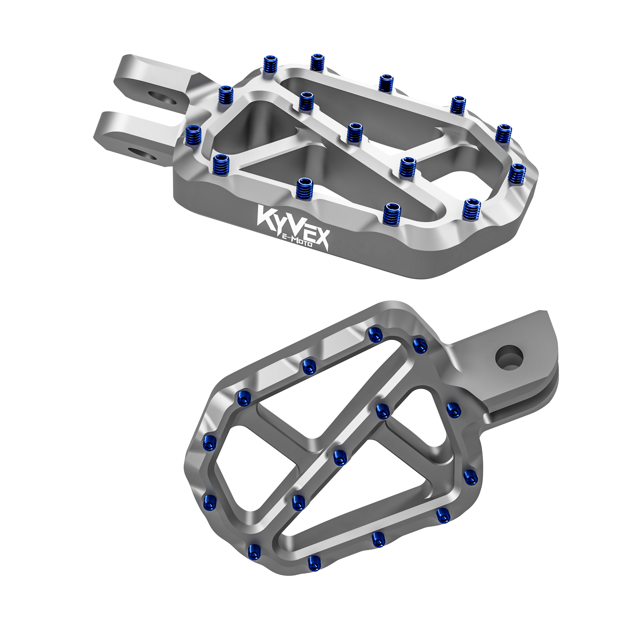 KyVex Billet Wide E-Moto Foot Pegs