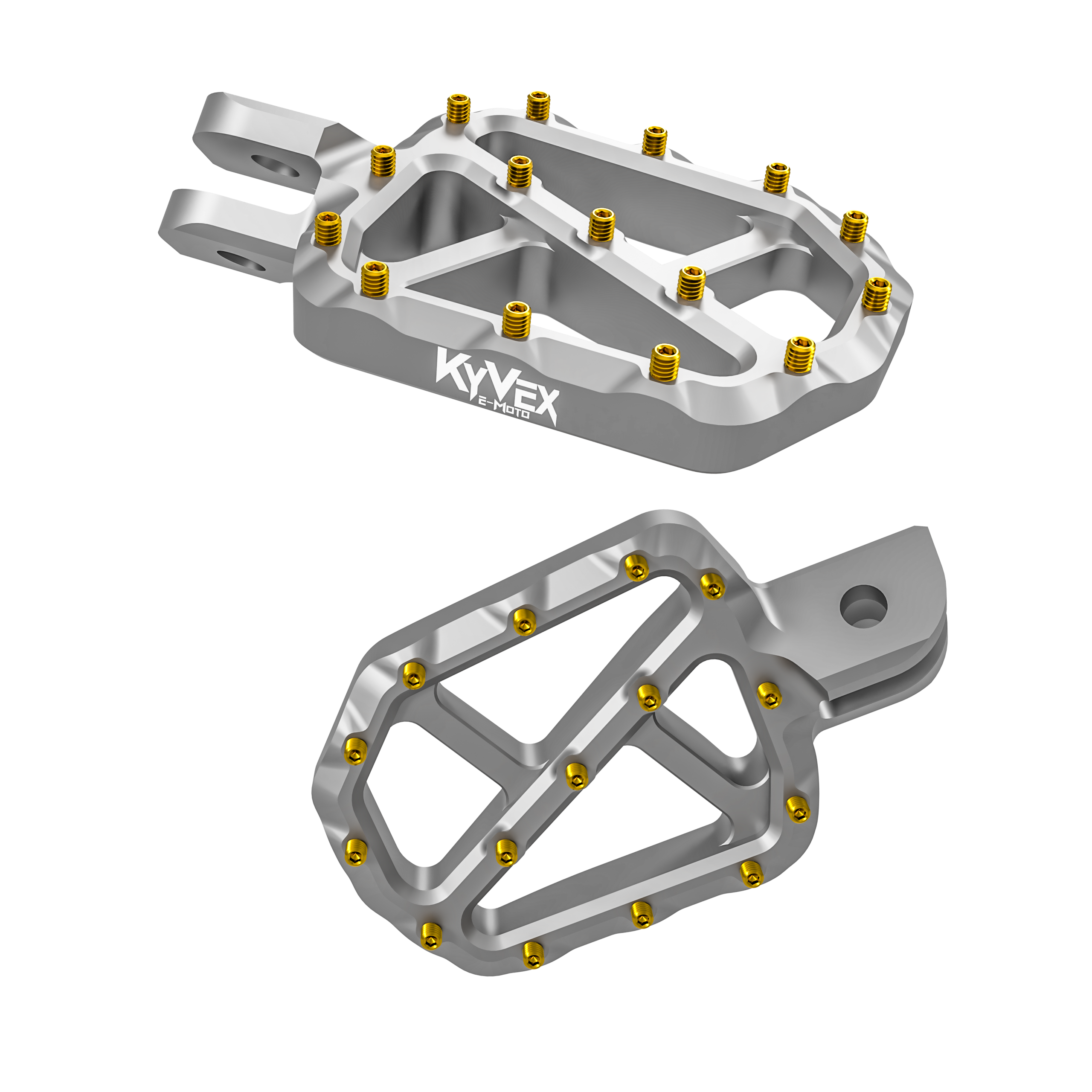 KyVex Billet Wide E-Moto Foot Pegs