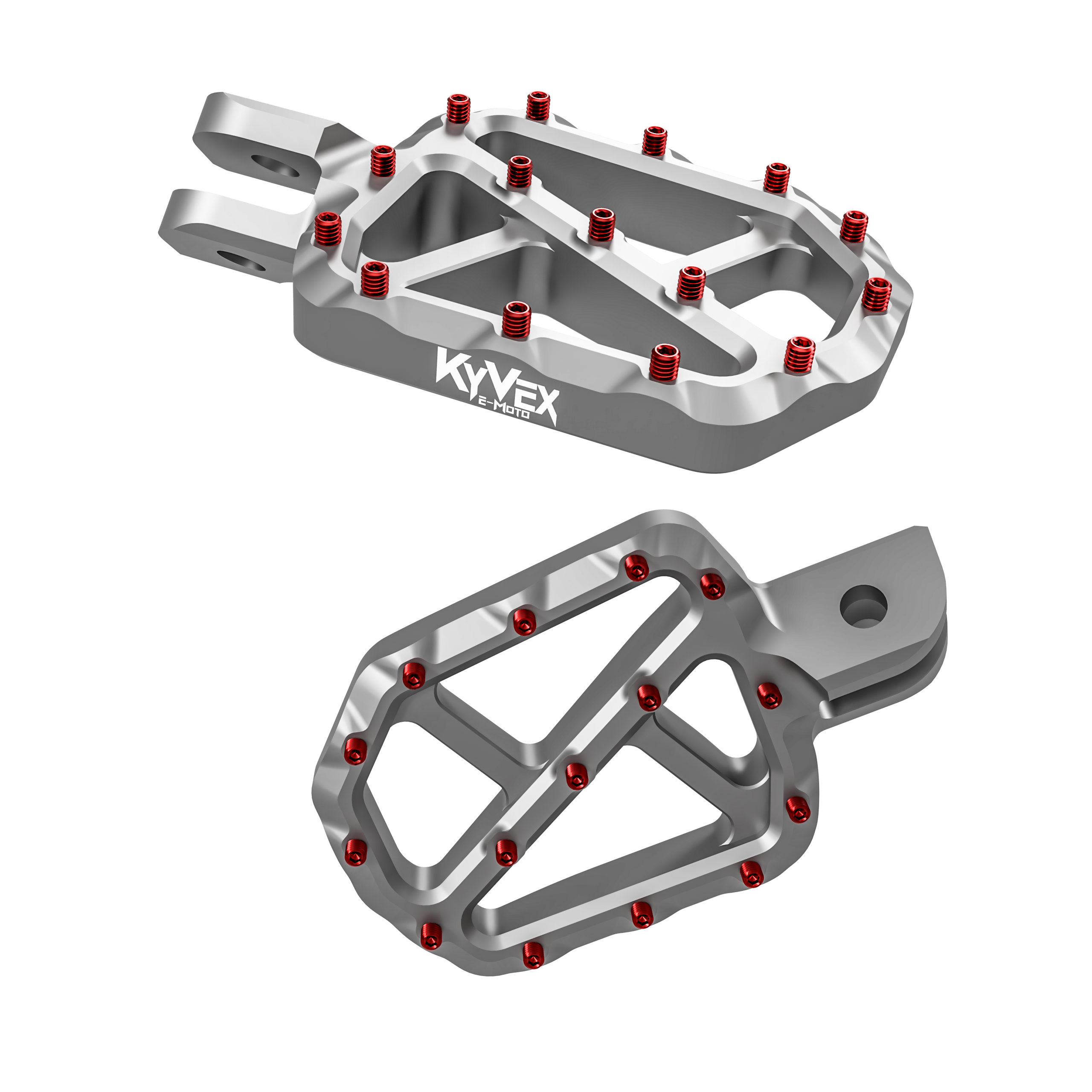 KyVex Billet Wide E-Moto Foot Pegs