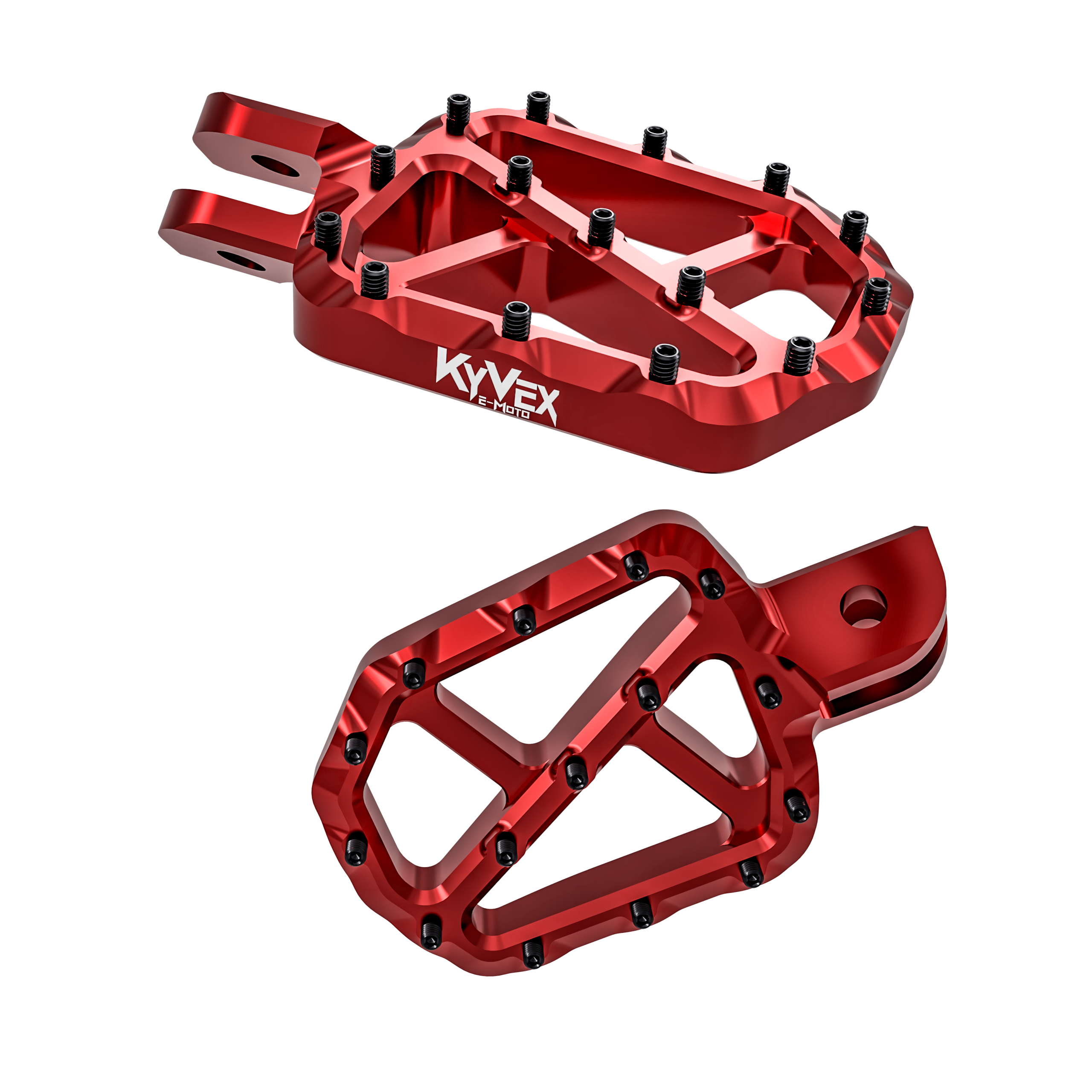 KyVex Billet Wide E-Moto Foot Pegs
