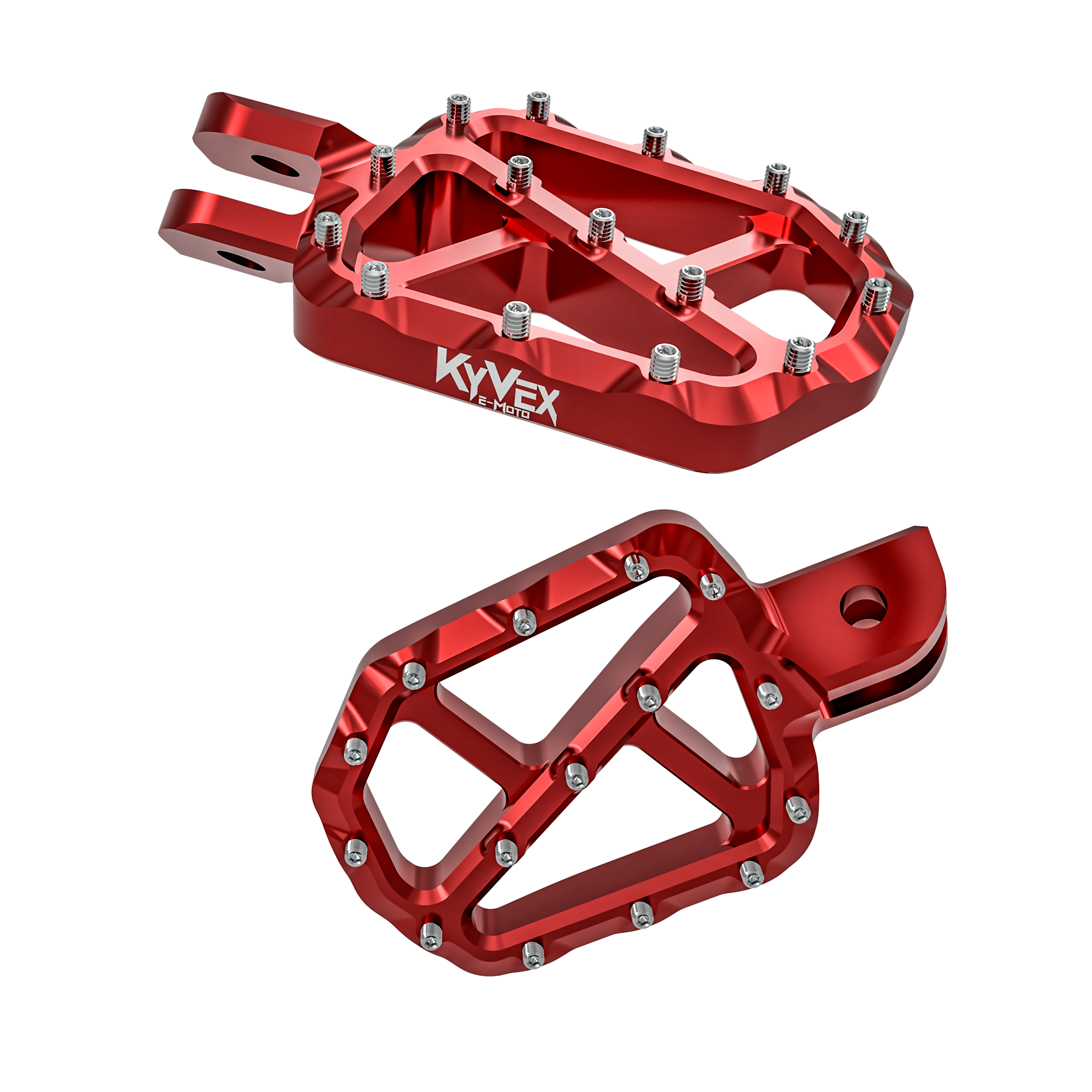 KyVex Billet Wide E-Moto Foot Pegs