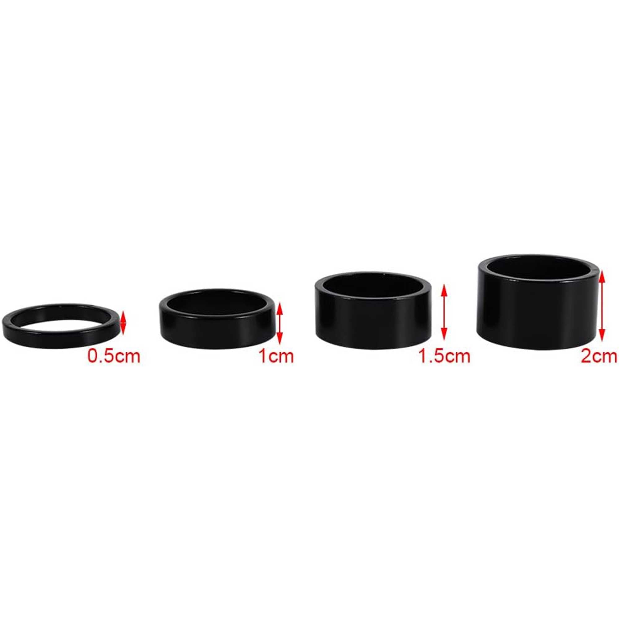 Headset 4PC Spacer Kit - 5mm, 10mm, 15mm, 20mm