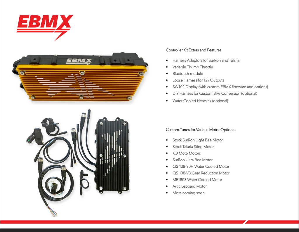 EBMX X-9000 MOTOR CONTROLLER WITH ULTRA BEE HARNESS