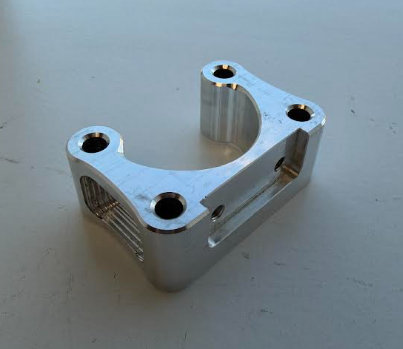 Return, Prickly Direct Mount Riser Block 24mm Silver