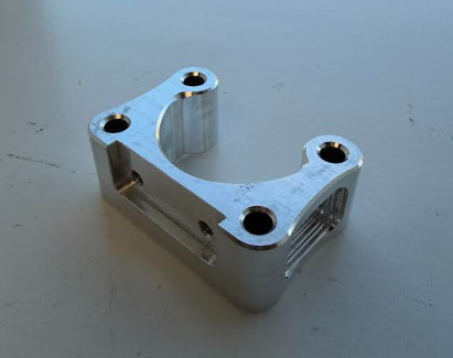 Return, Prickly Direct Mount Riser Block 24mm Silver