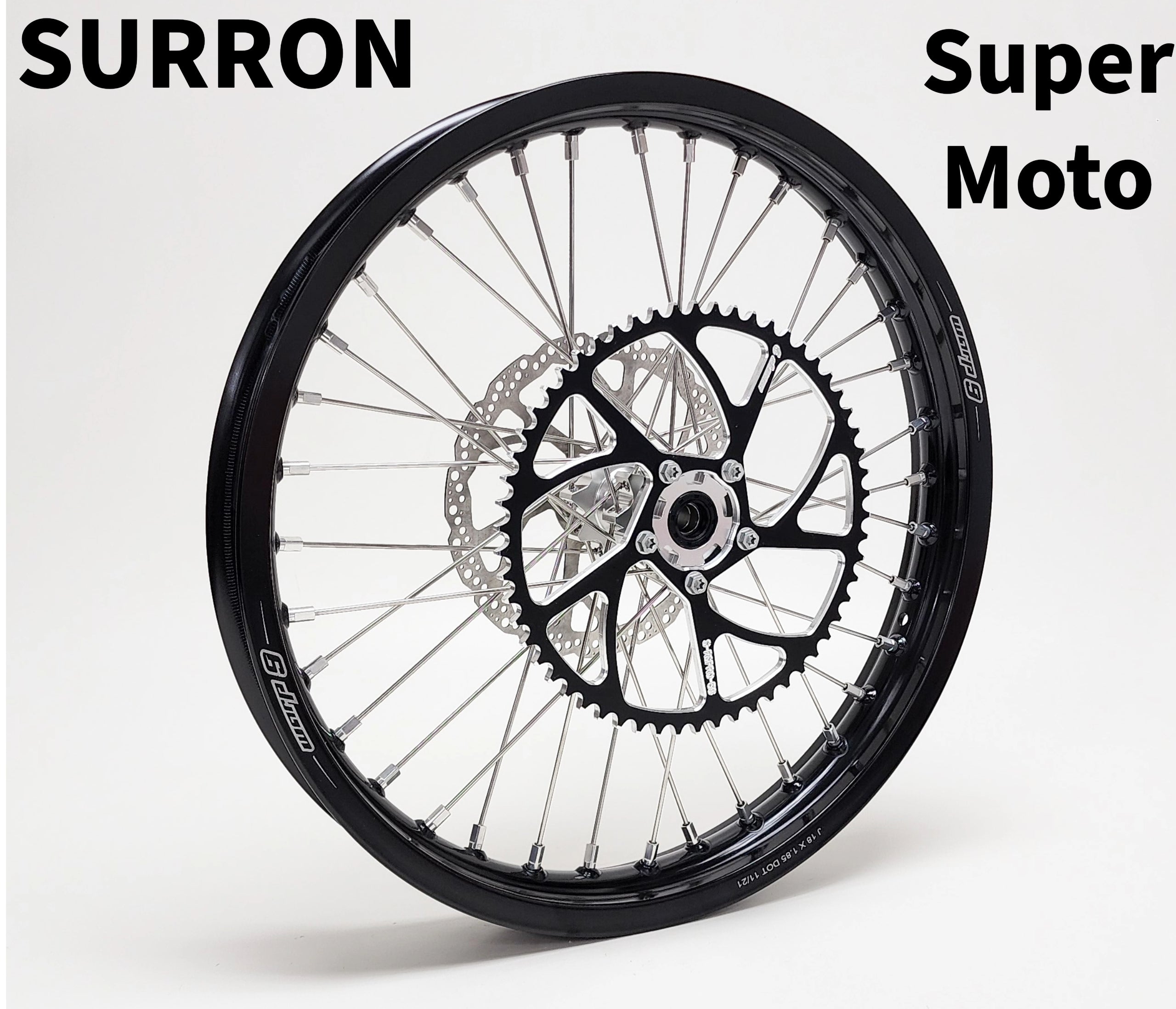 Warp 9 Complete 17in Super Moto Wheel Set for Surron/ E-Ride Pro/79 Bike