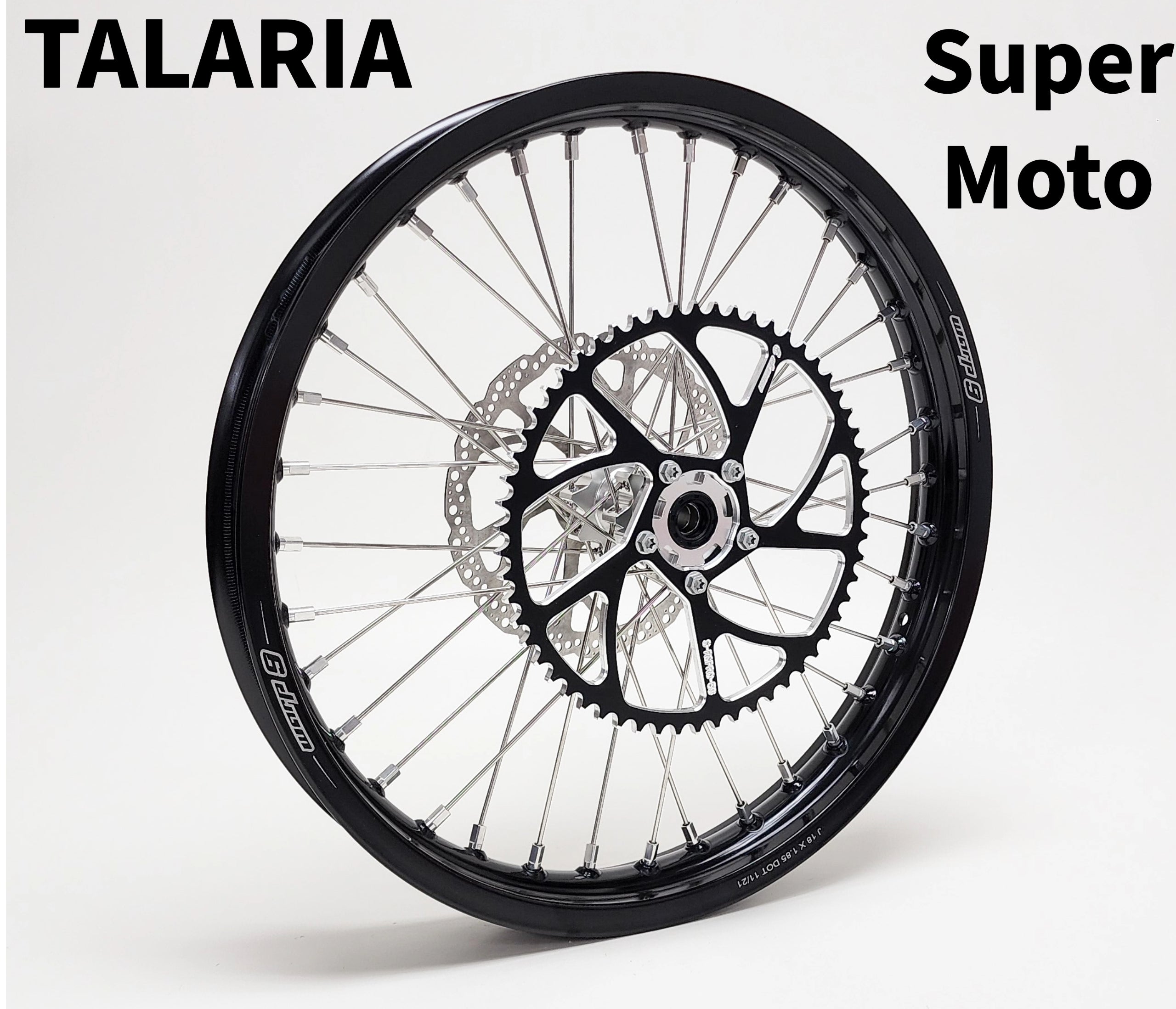 Warp 9 Complete 17in Super Moto Wheel Set for Talaria