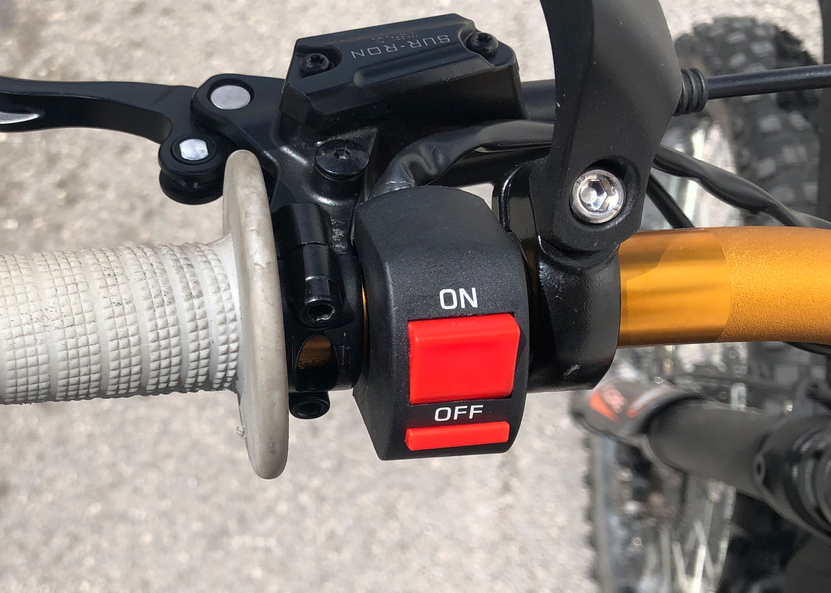 GritShift Sleeper Headlight Kill Switch | E-Bike