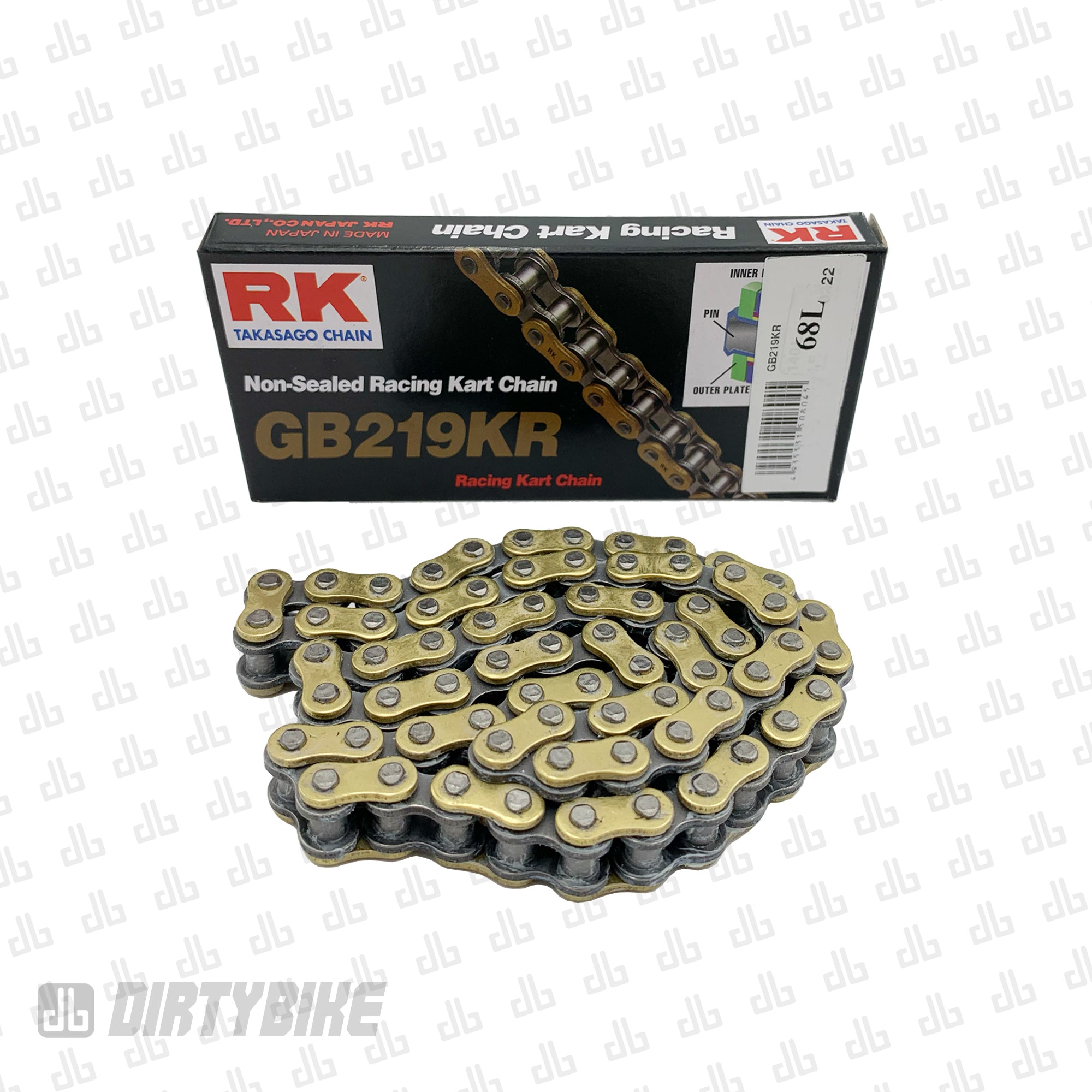 219RK Non-Sealed Chain Gold Series Primary Belt to Chain Conversion Kit (Surron LBX)