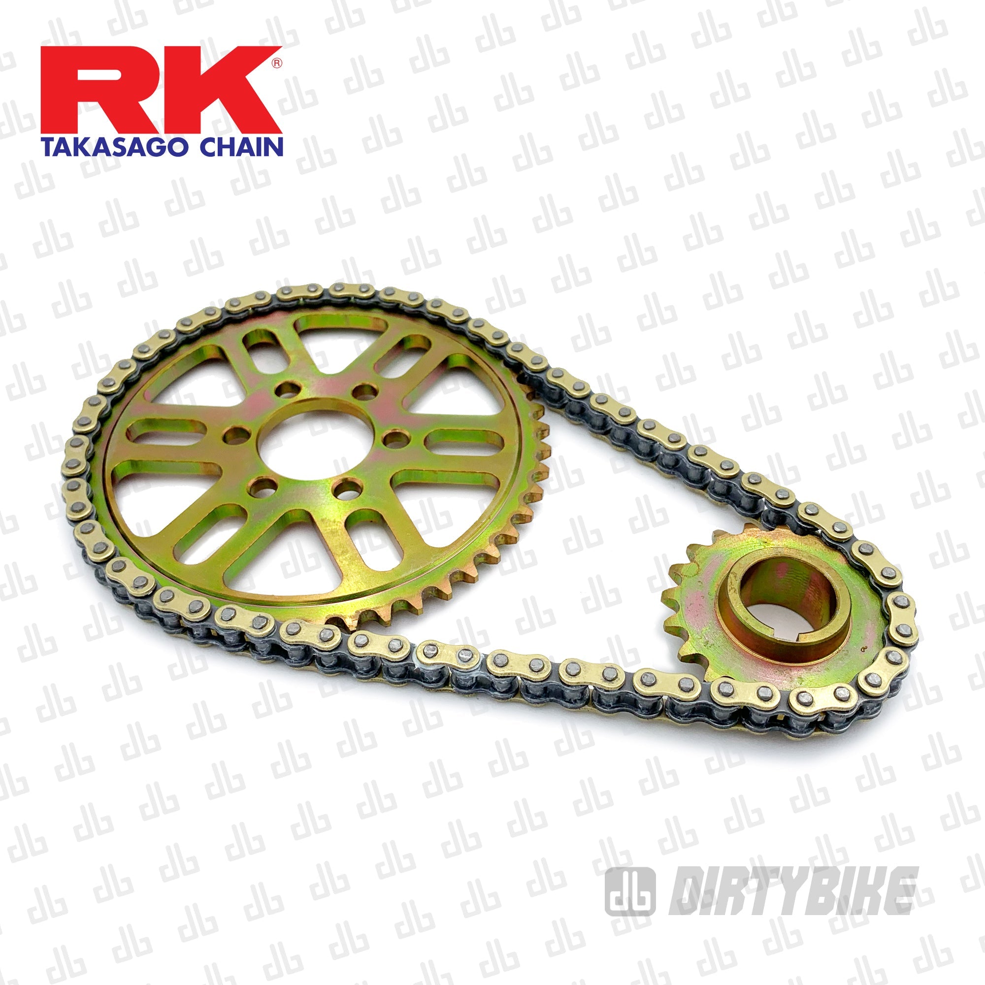 219 RK Non-Sealed Chain | Primary Belt to Chain Conversion Kit | E Ride Pro