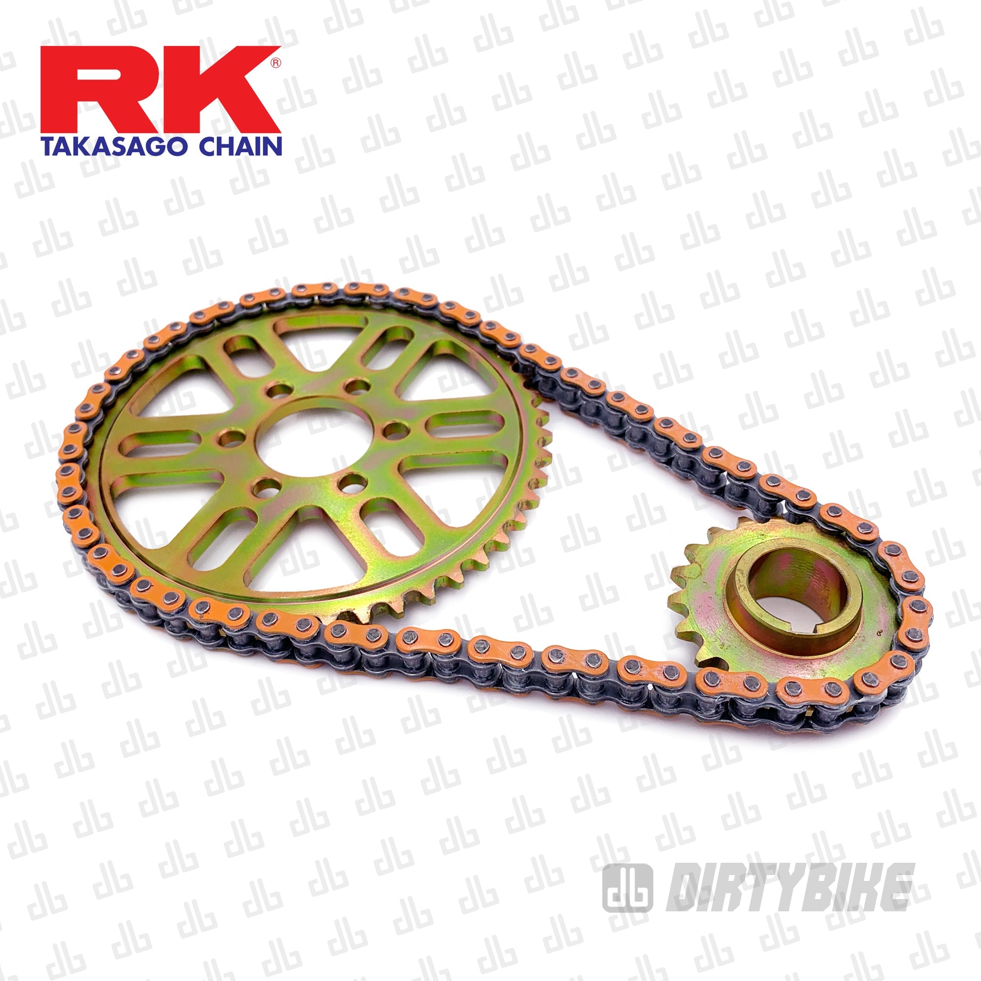 219RK Sealed O-Ring Chain Gold Series Primary Belt to Chain Conversion Kit (Surron LBX)
