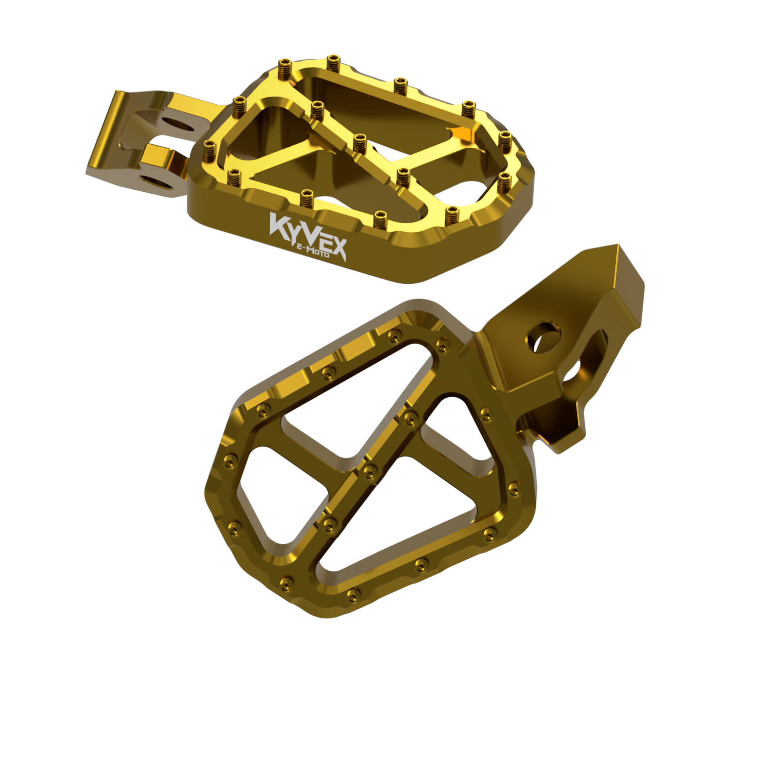 KyVex Billet Wide Foot Pegs - Ultra Bee