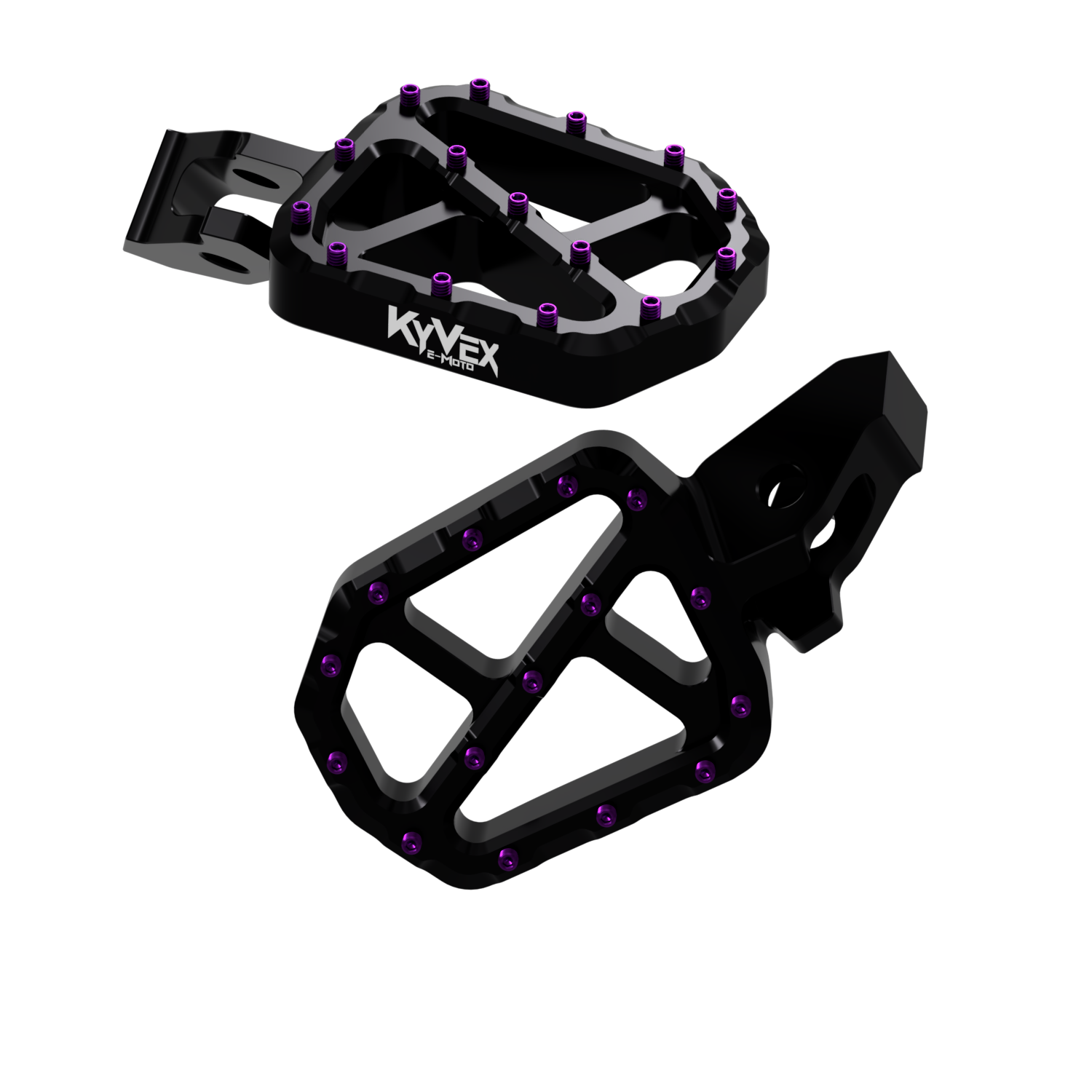 KyVex Billet Wide Foot Pegs - Ultra Bee