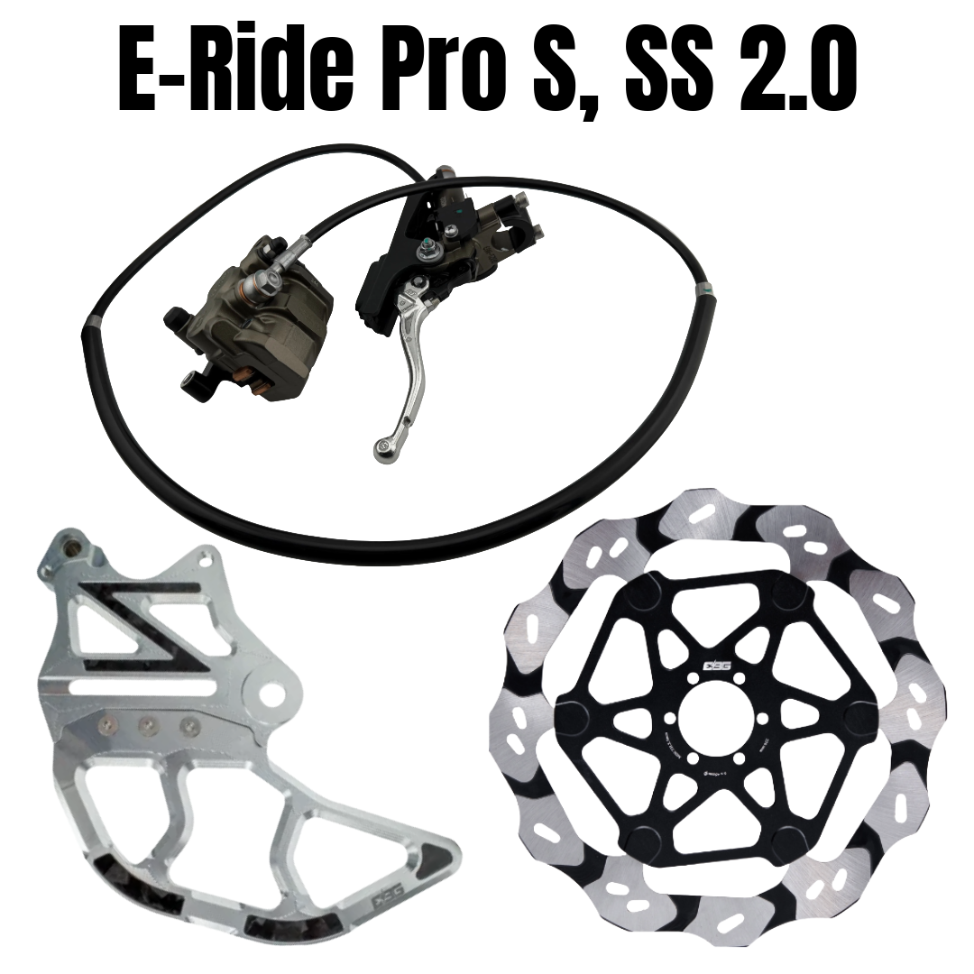 Ebike Garage Rear Caliper Moto Brake Conversion Kit // E-Ride Pro S, SS 2.0