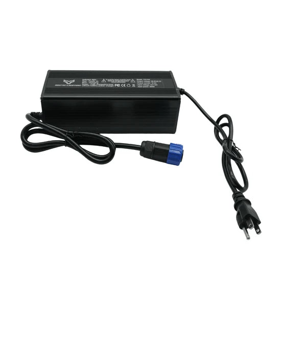 Arctic Leopard OEM 10 amp charger with AC power cord and blue charging connector