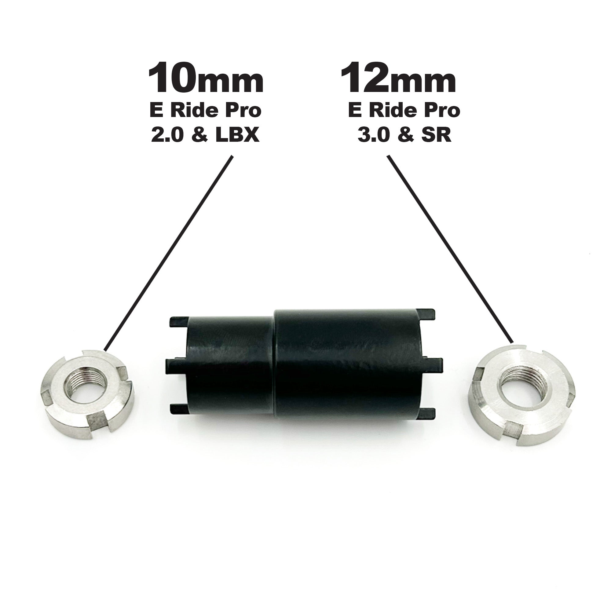 4-Prong Double-Ended Mid Shaft Nut Tool for E-Ride and Surron
