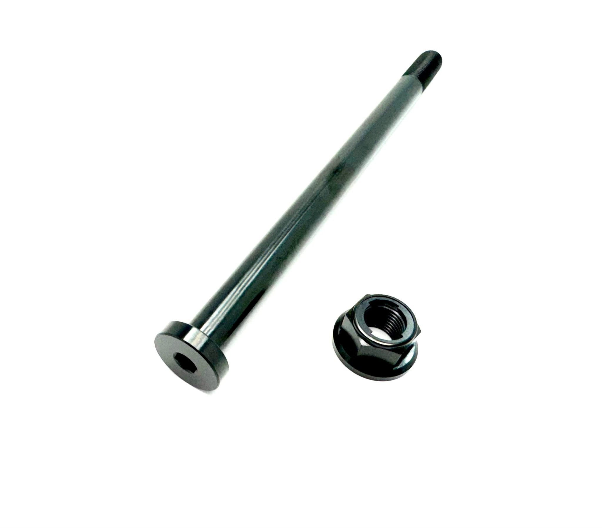 Titanium Rear Axle and Nut - E-Ride Pro