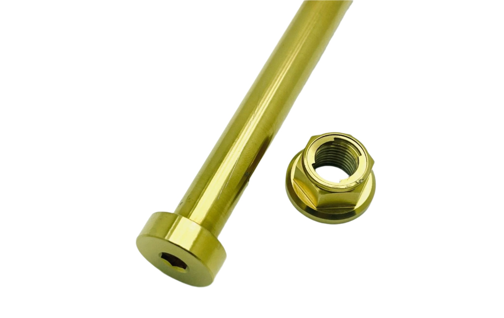 Titanium Rear Axle and Nut - E-Ride Pro
