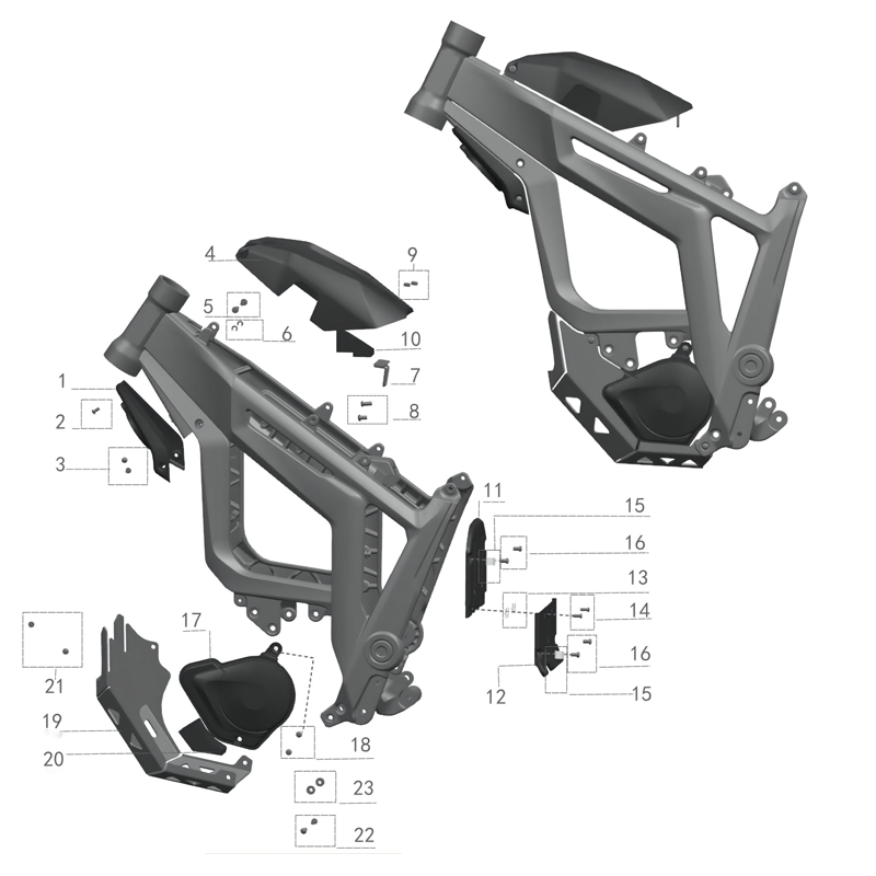 FRAME FIXING PARTS (MX3 / MX4)