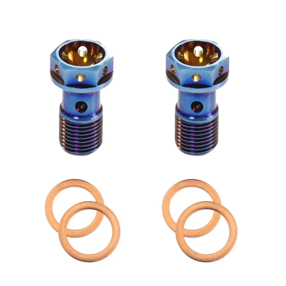 FactoryZ M10 x 1.00 Titanium Banjo Bolt – Grade 5 ( 2 pack )
