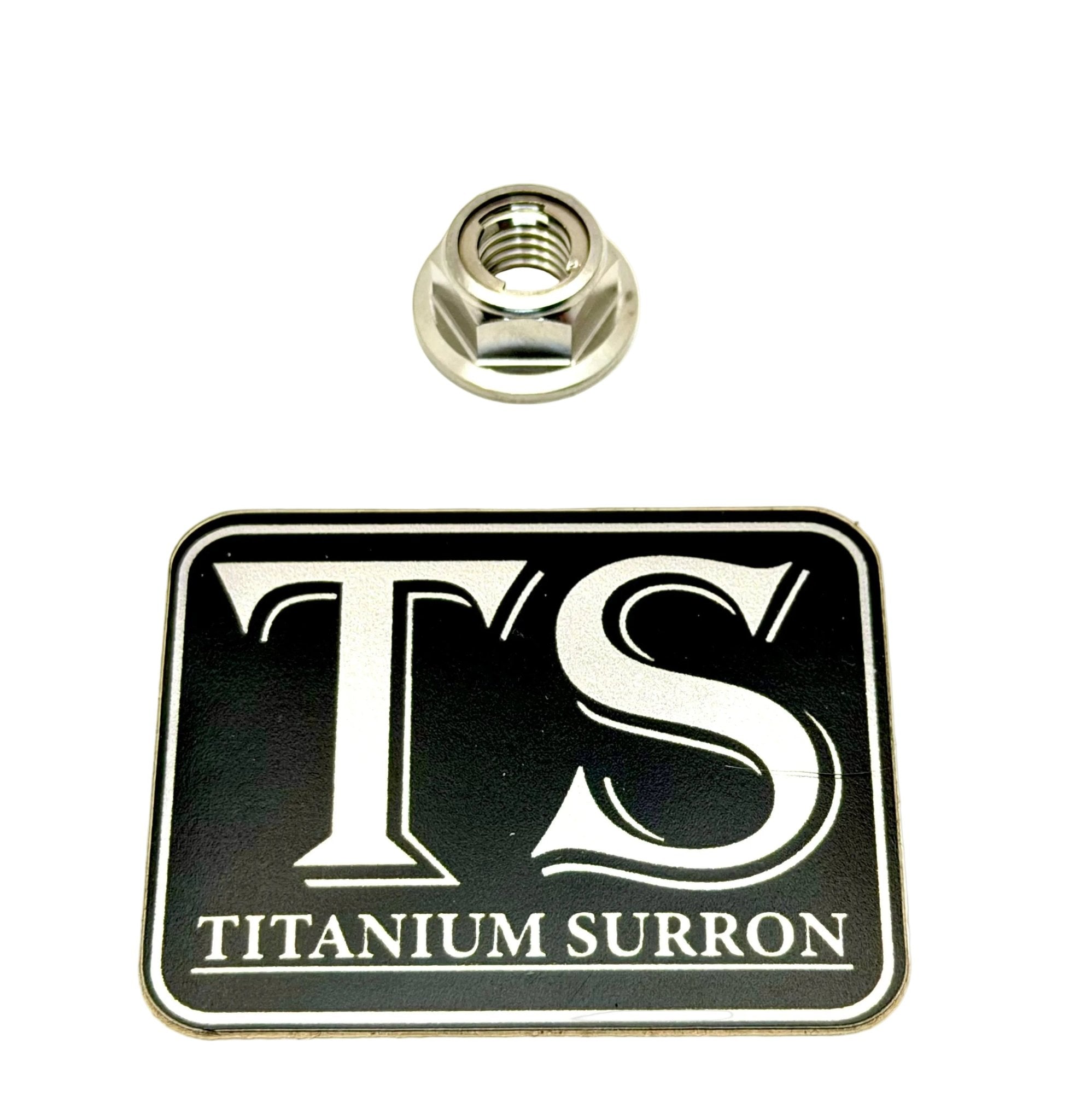 Titanium Lock Nut - M8x1.25