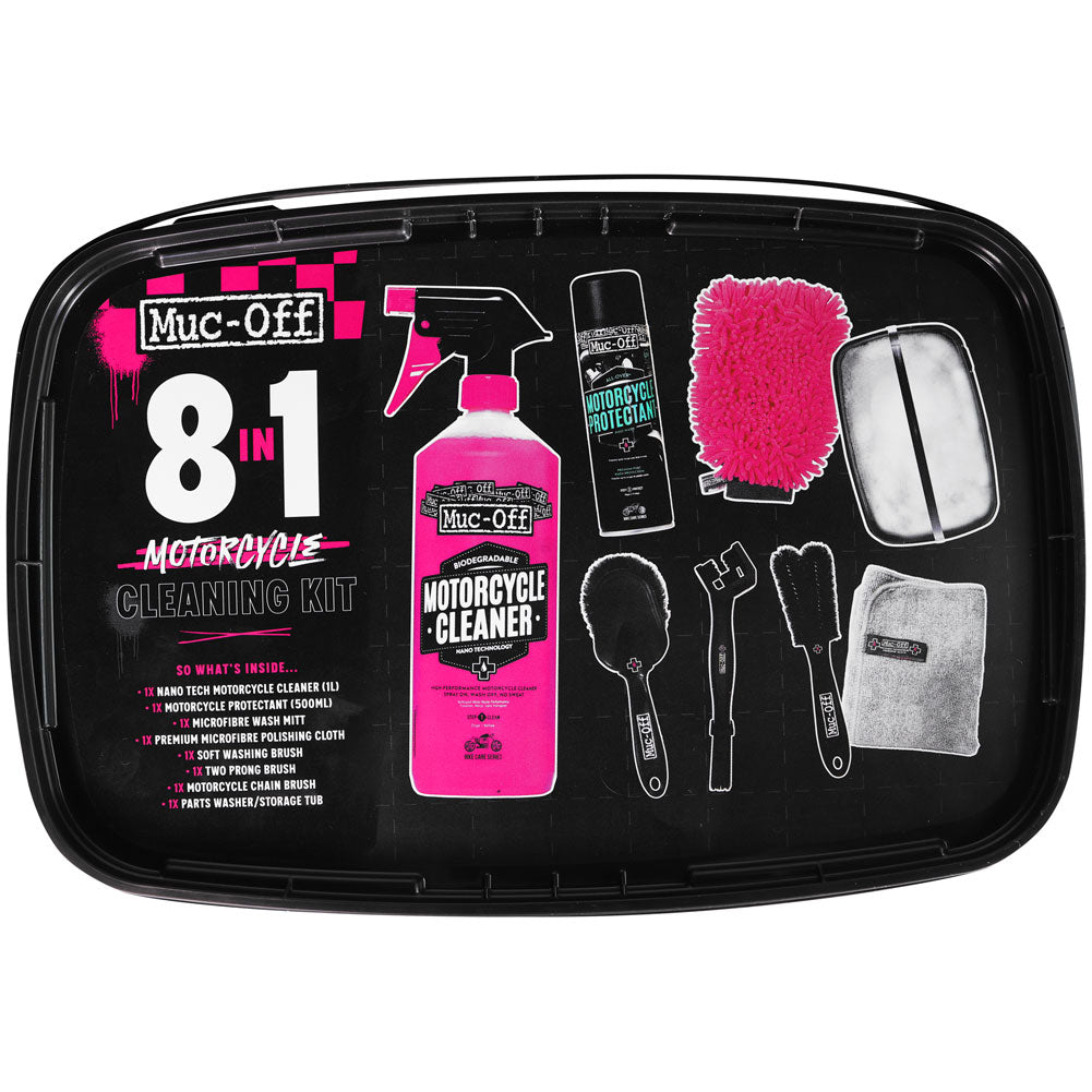 Muc-Off 8 in 1 Motorcycle Cleaning Kit