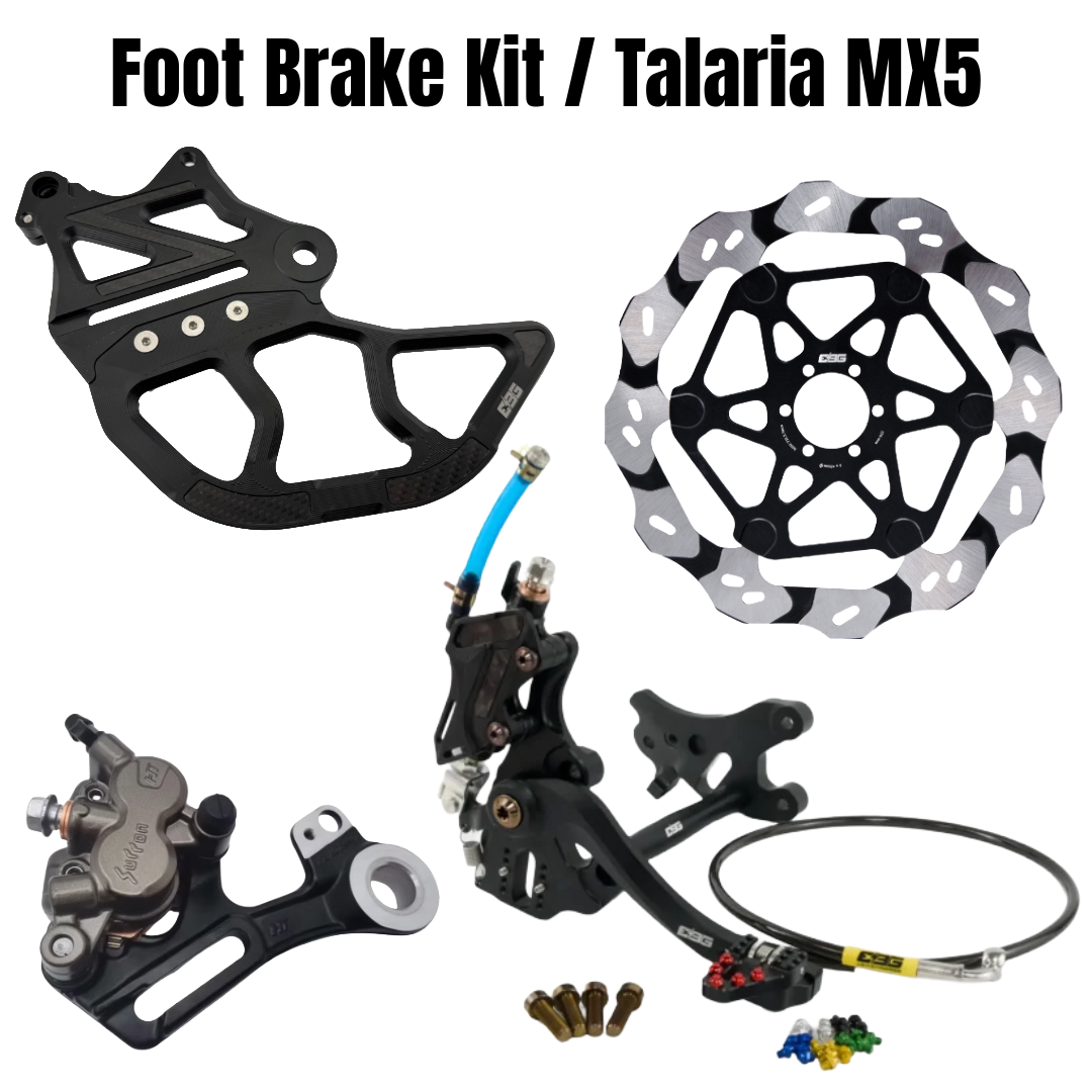 EBG Foot Brake Kit Single Caliper for Talaria Sting MX5 (Ultra Bee Brakes)