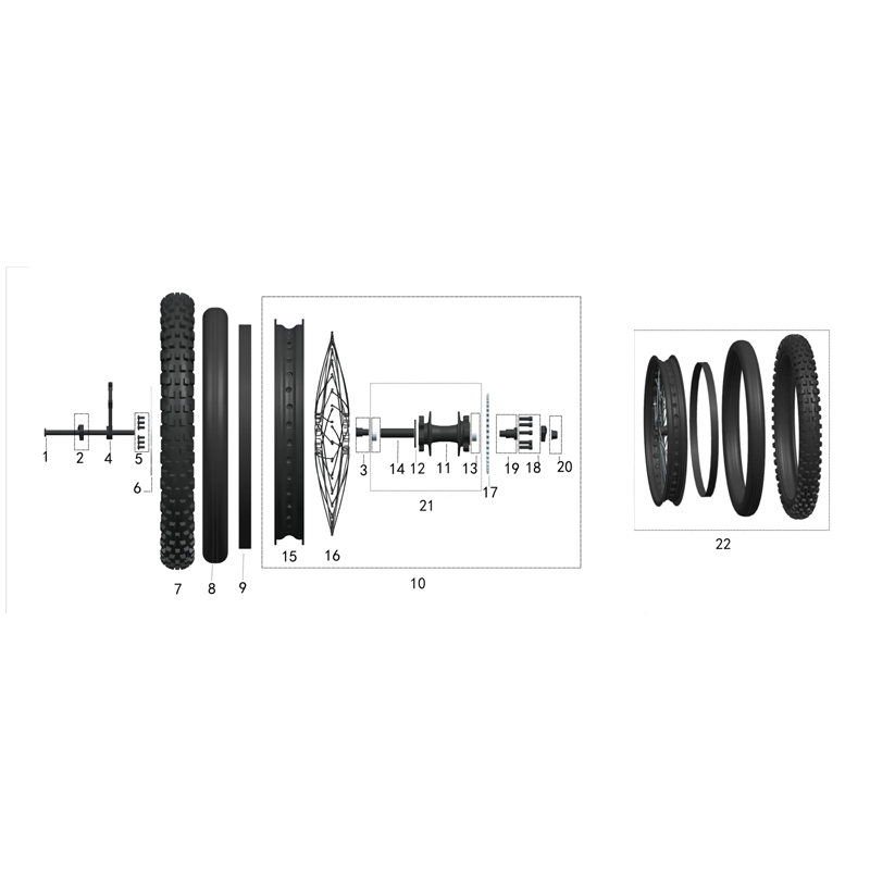 Rear Wheel (OFFROAD) (XXX)