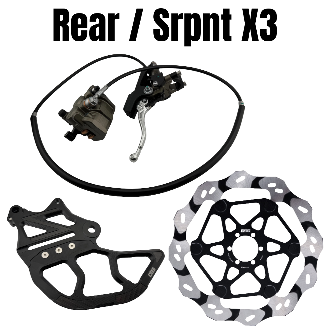 Ebike Garage Rear Caliper Moto Brake Conversion Kit // Throne Srpnt X3