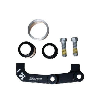 TECH Arctic Leopard XE Pro S and Pro S Enduro Brake Adapter with Headset Spacer