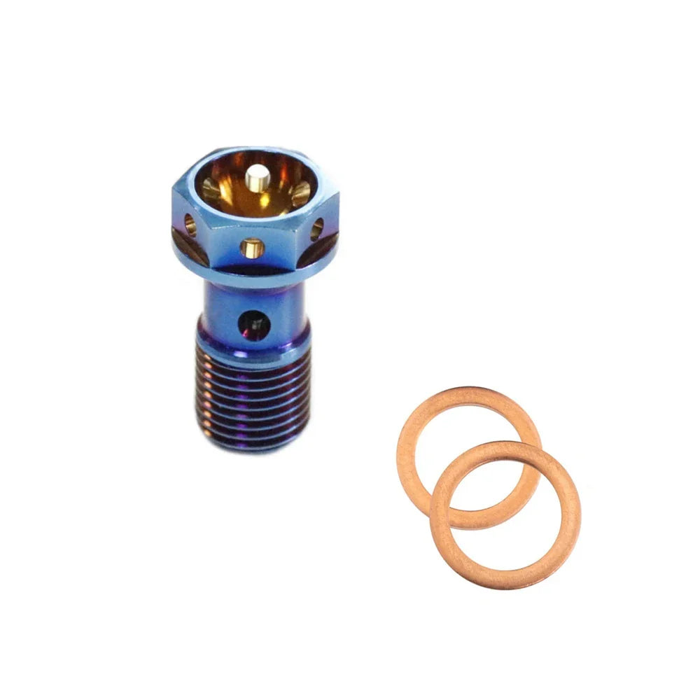 FactoryZ M10 x 1.00 Titanium Banjo Bolt – Grade 5 ( 2 pack )