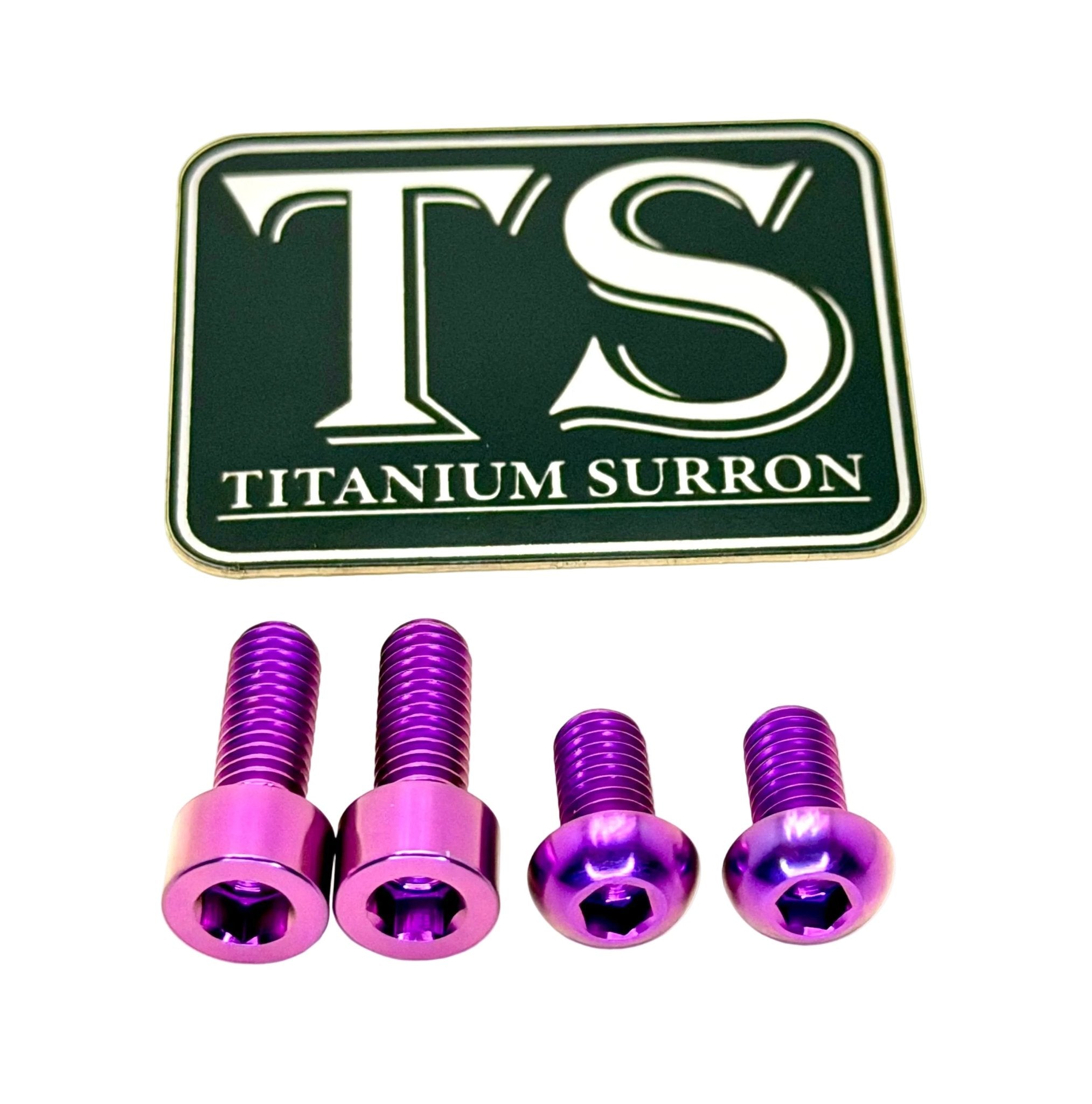 Titanium Controller Mount Bolts for Surron, Talaria Sting & XXX, E-Ride Pro