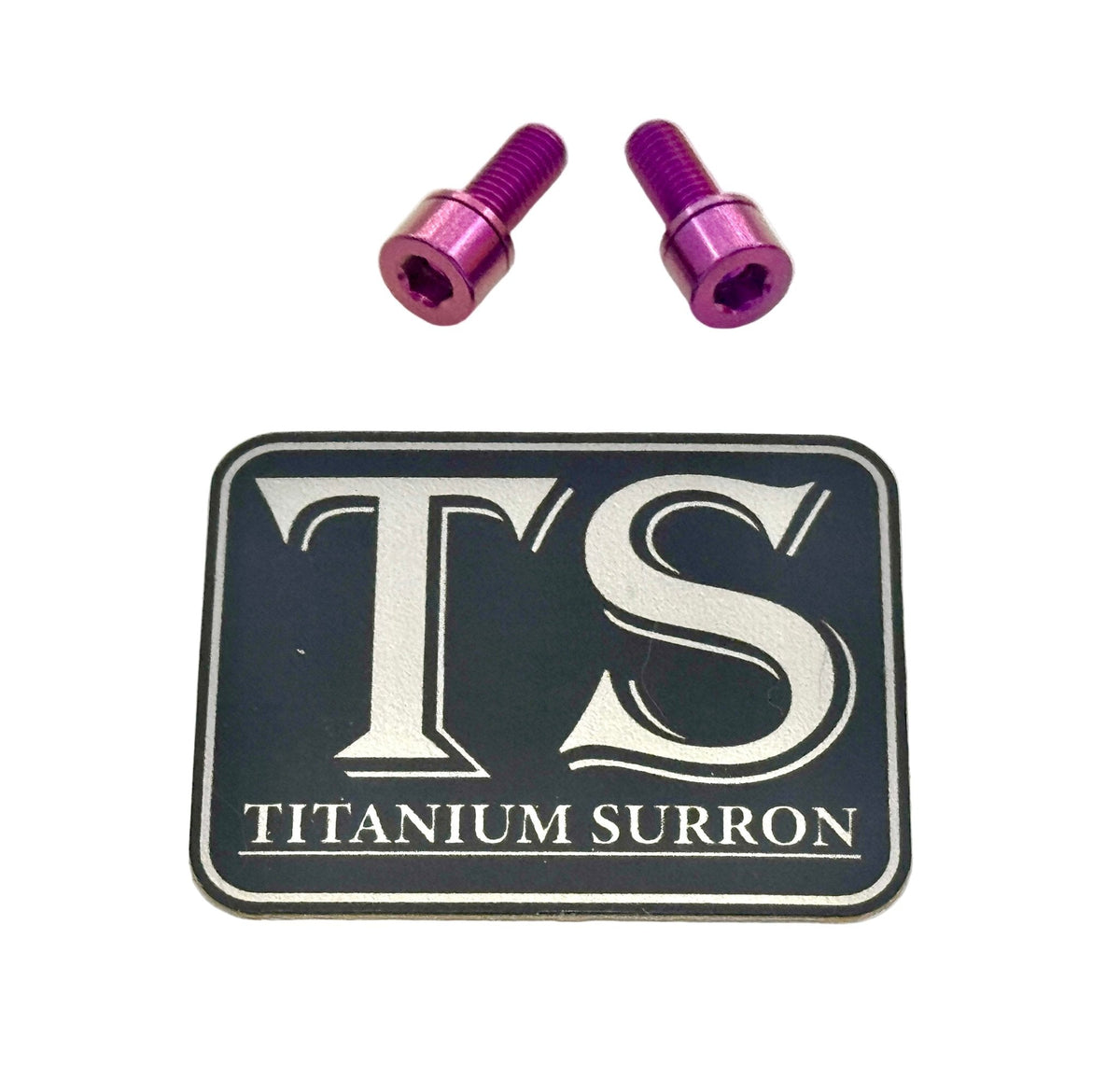 Titanium E-Moto Headlight Mount Bolts