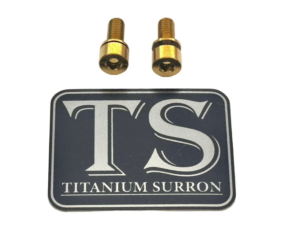 Titanium E-Moto Headlight Mount Bolts