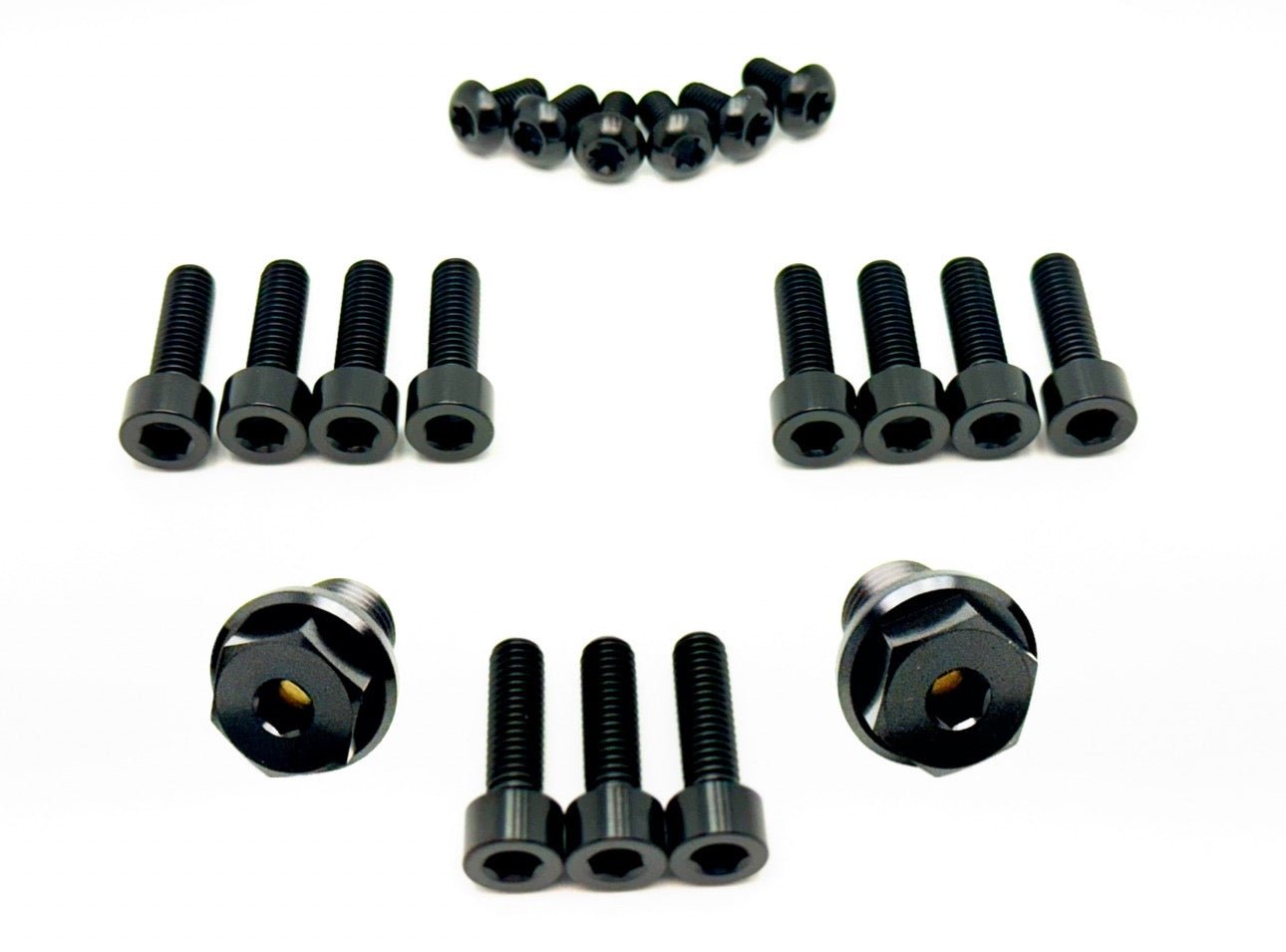Triple X Axle Spacer Kit 19pcs Black for Both Sides Triple X Axle Spacer Kit 19pcs Black for Both Sides
